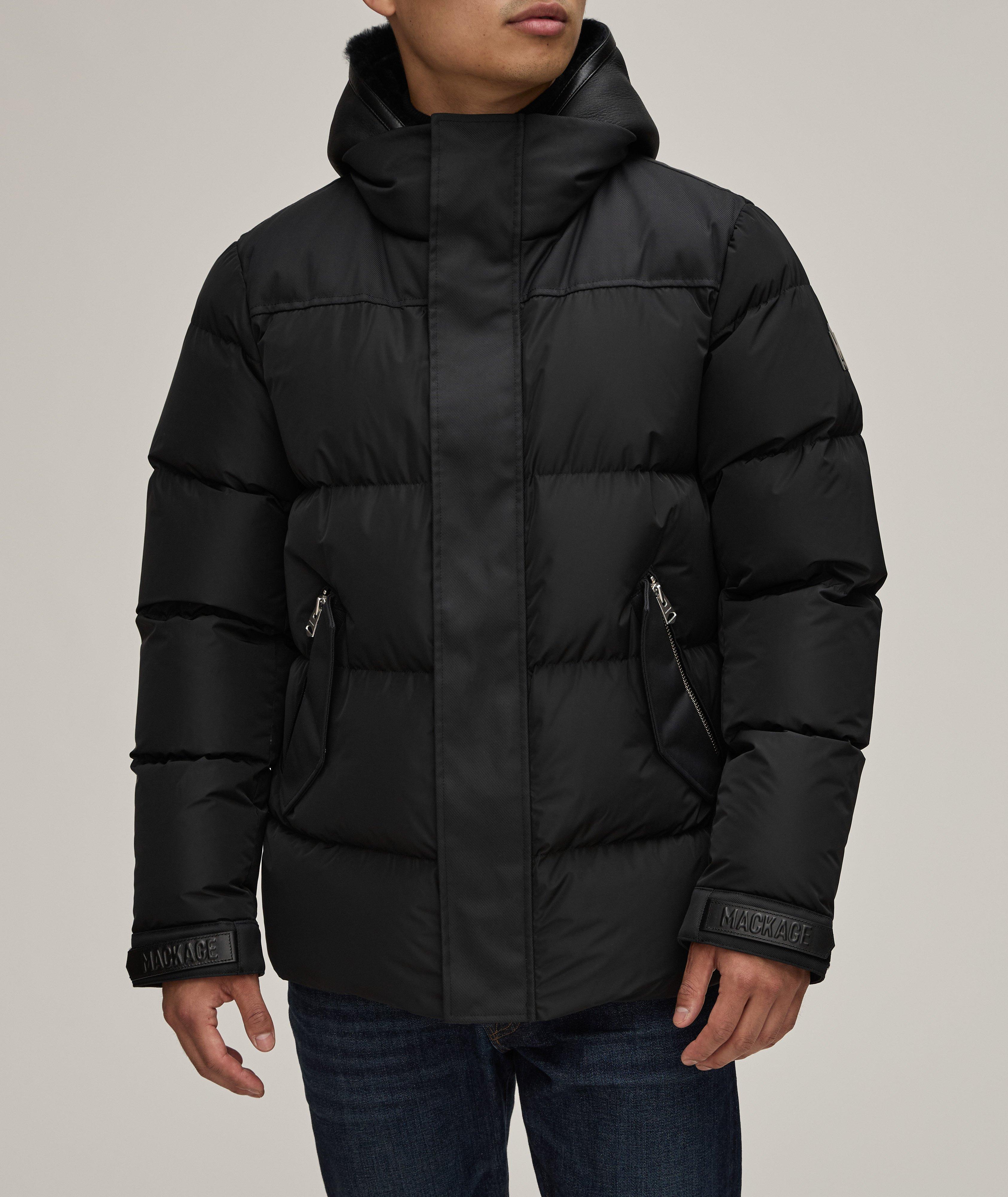 Mackage Riley Removable Bib Shearling Jacket | Coats | Final Cut