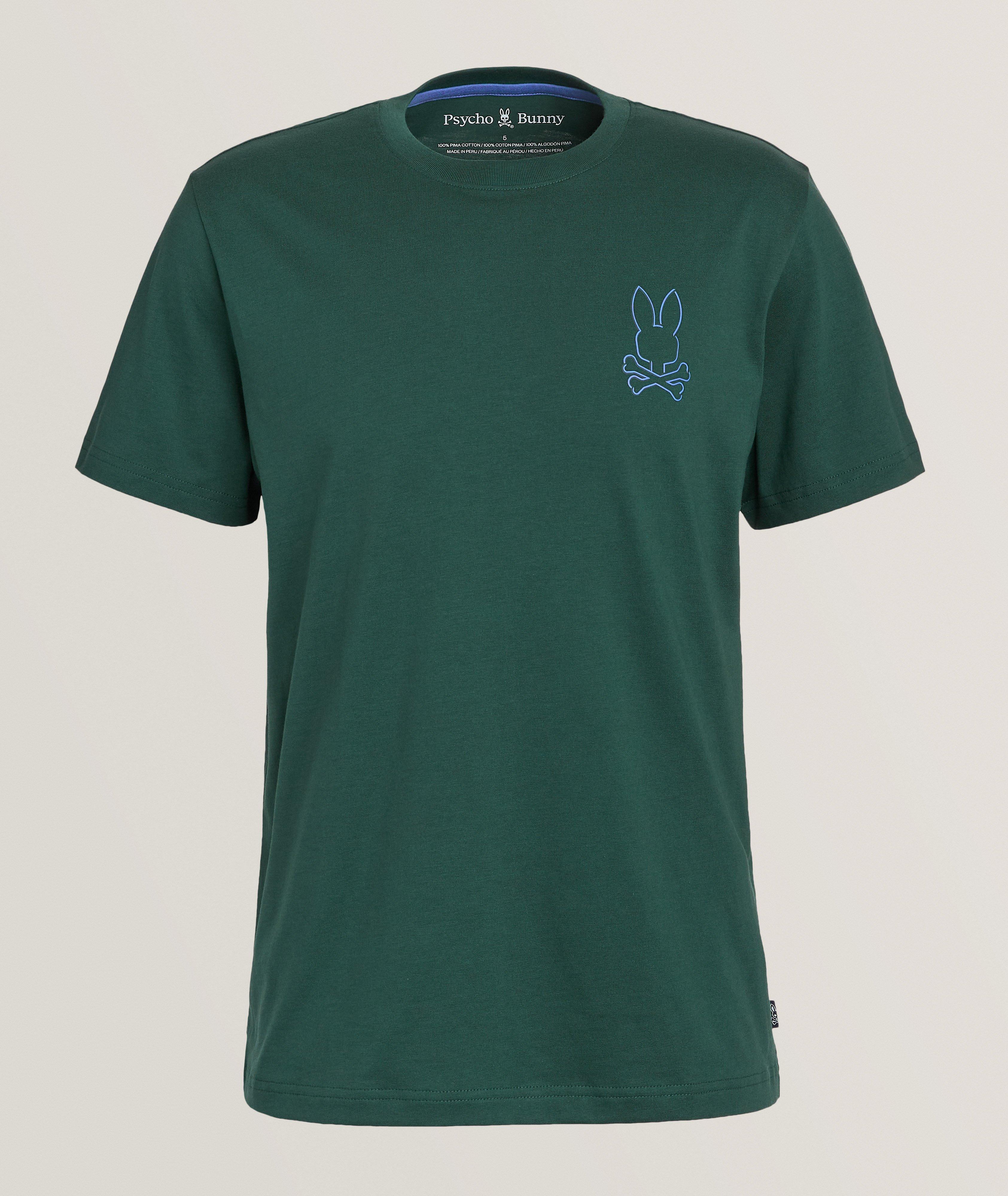 Psycho Bunny T-Shirt En Coton Avec Logo En Vert , Taille Homme Petit