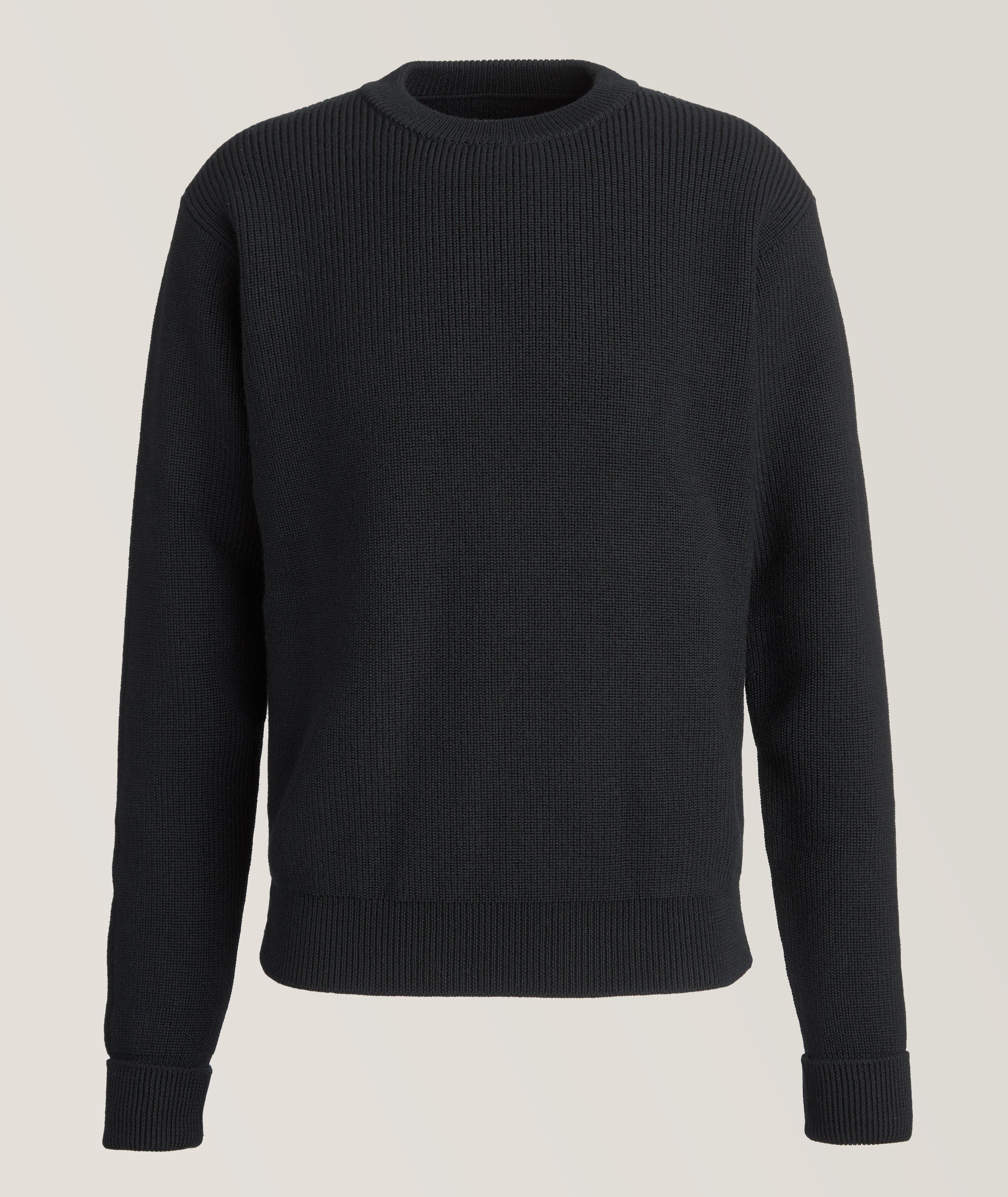 Jil Sander Pull En Laine En Bleu , Taille Homme 44