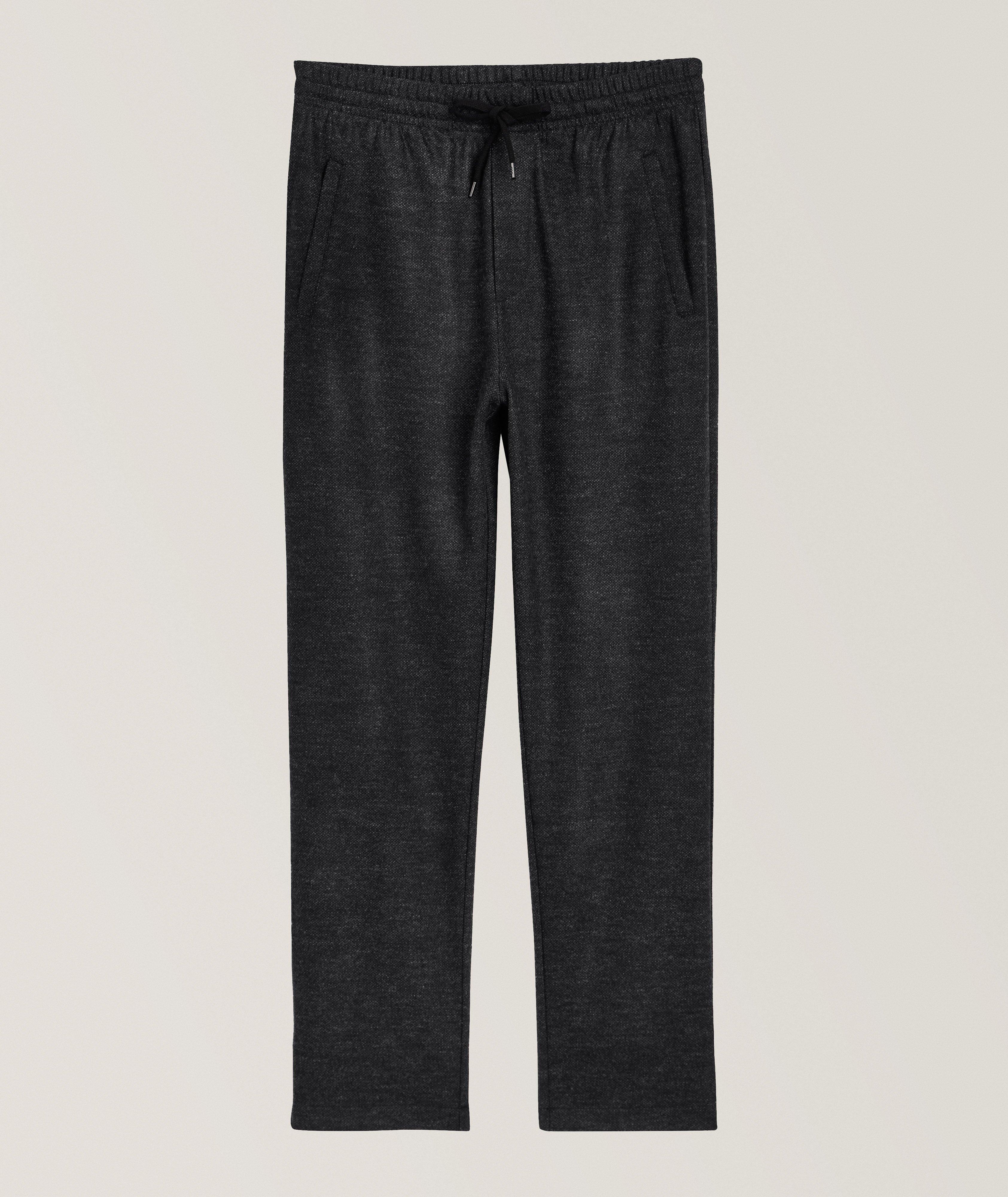 Pindot Virgin Wool Joggers