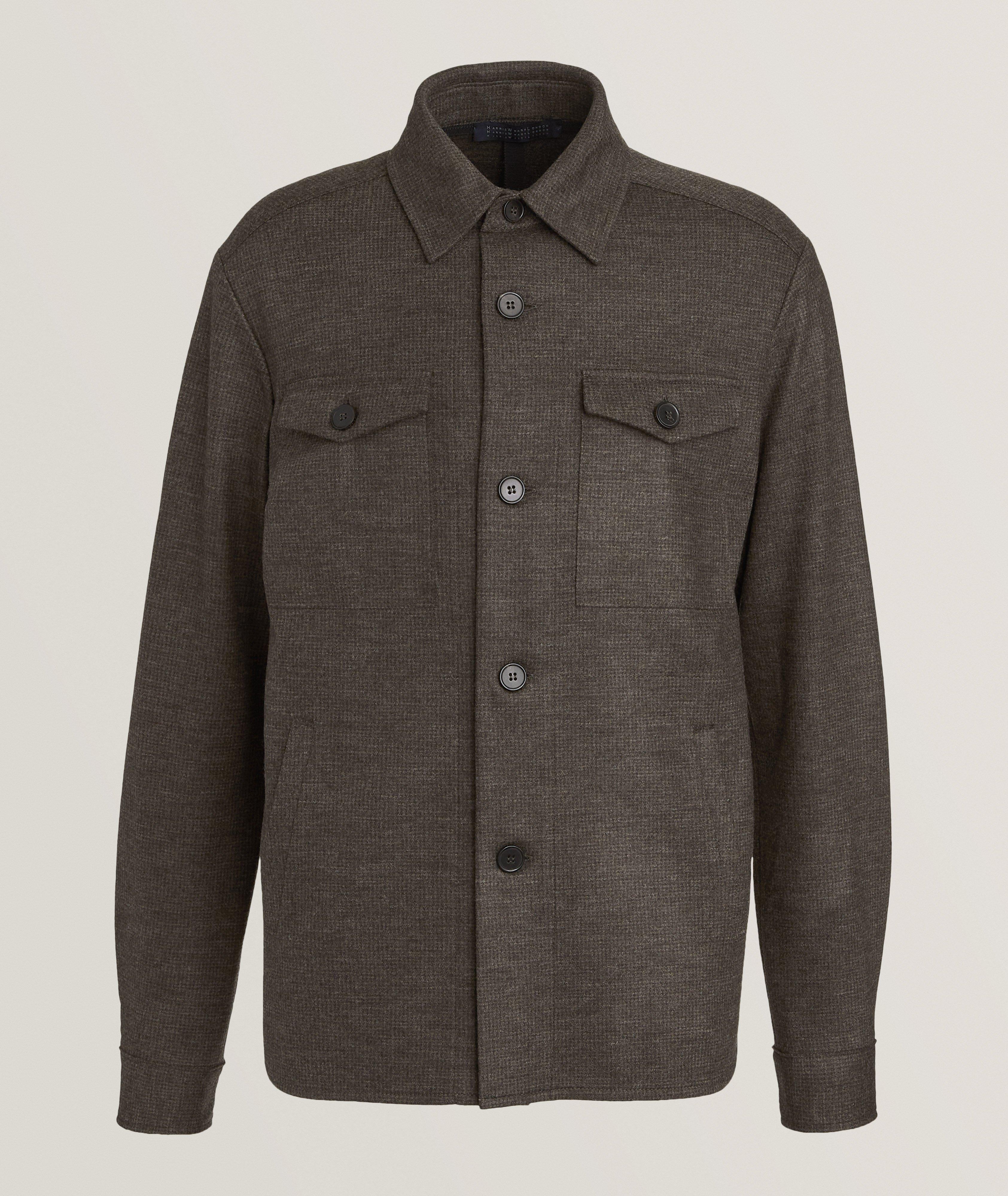 Harris Wharf London Houndstooth Wool Jacket 