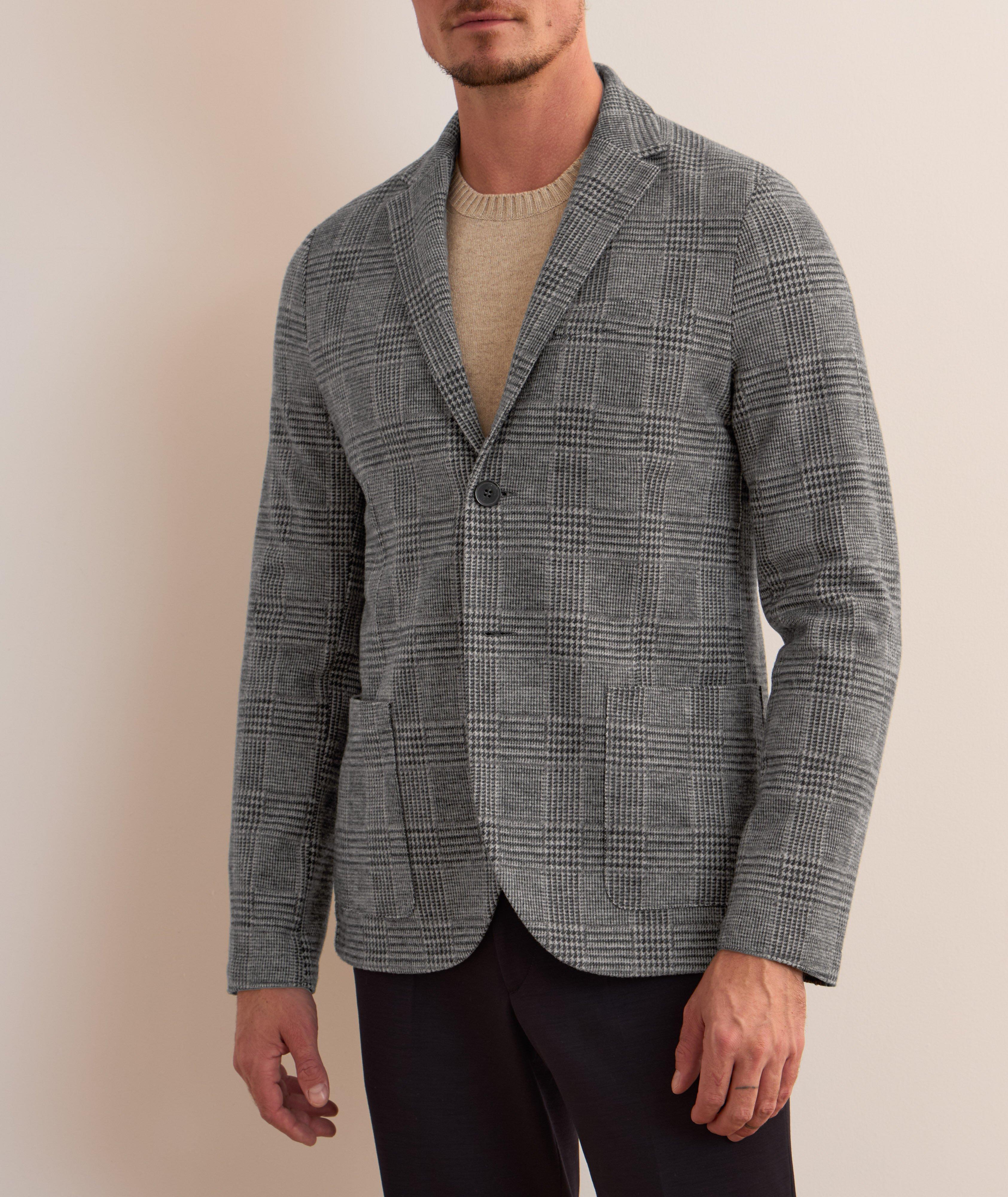 Prince Of Wales Patterned Wool Sport Jacket image 1