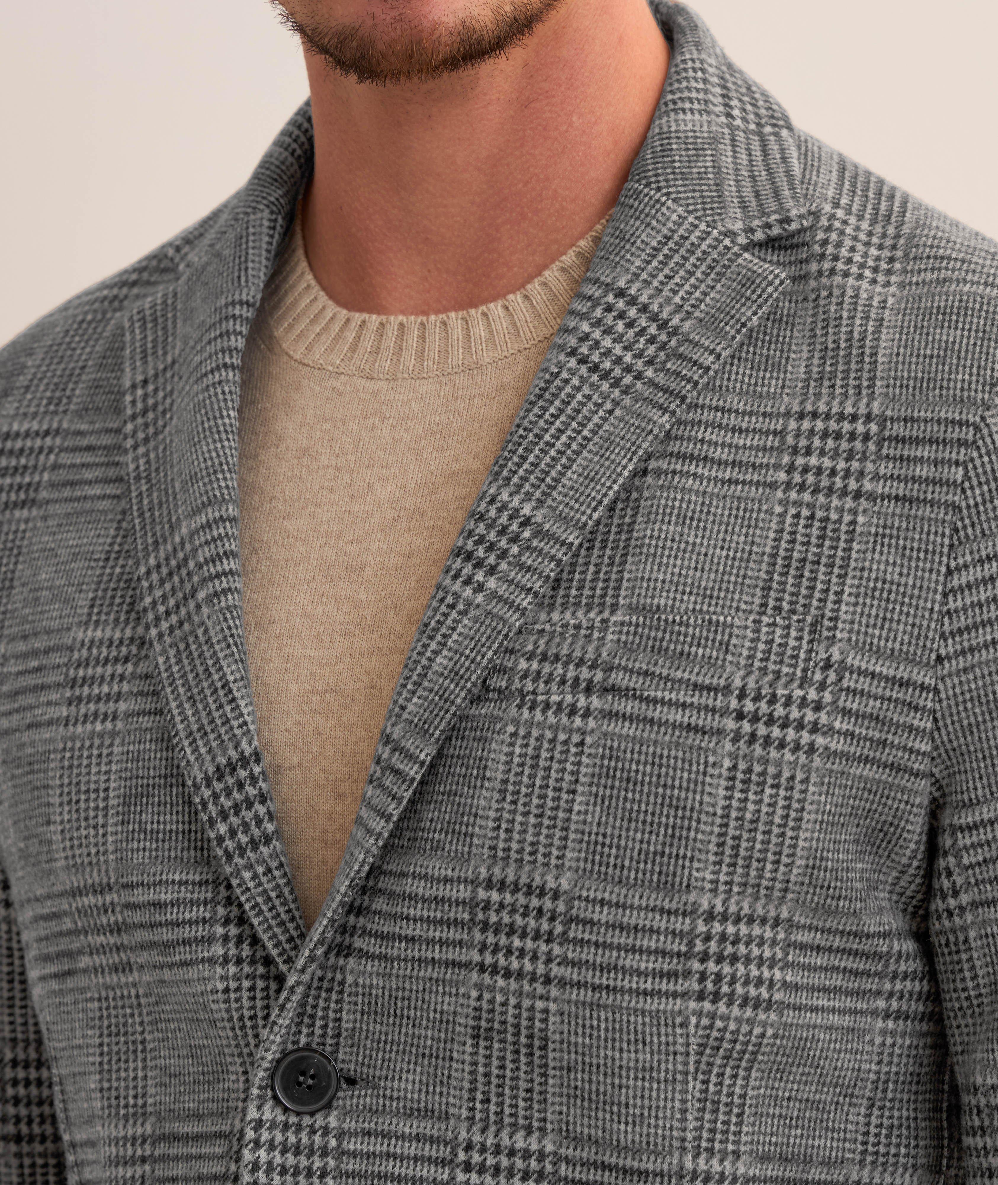 Prince Of Wales Patterned Wool Sport Jacket image 3