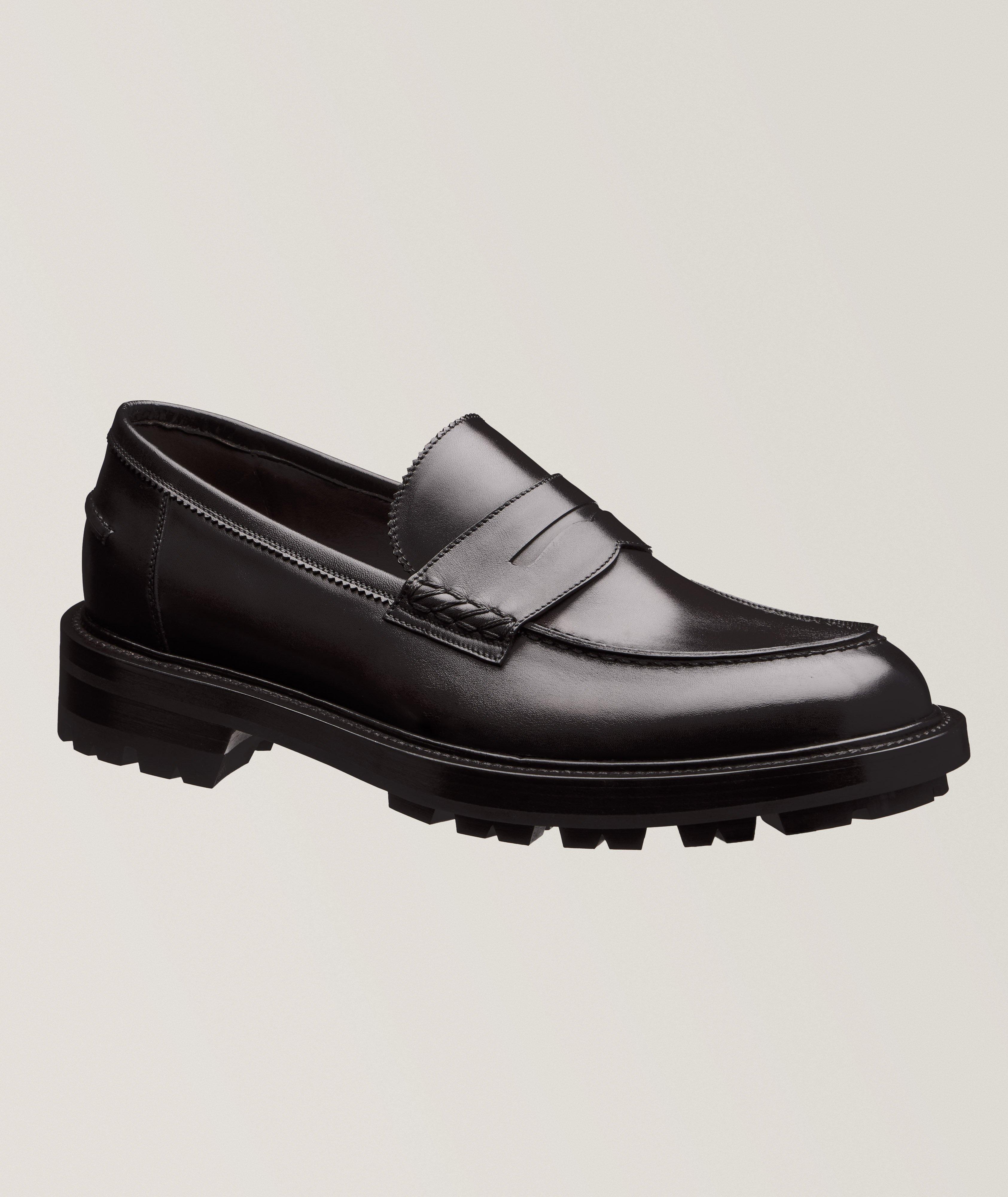 Leather Penny Loafers image 0