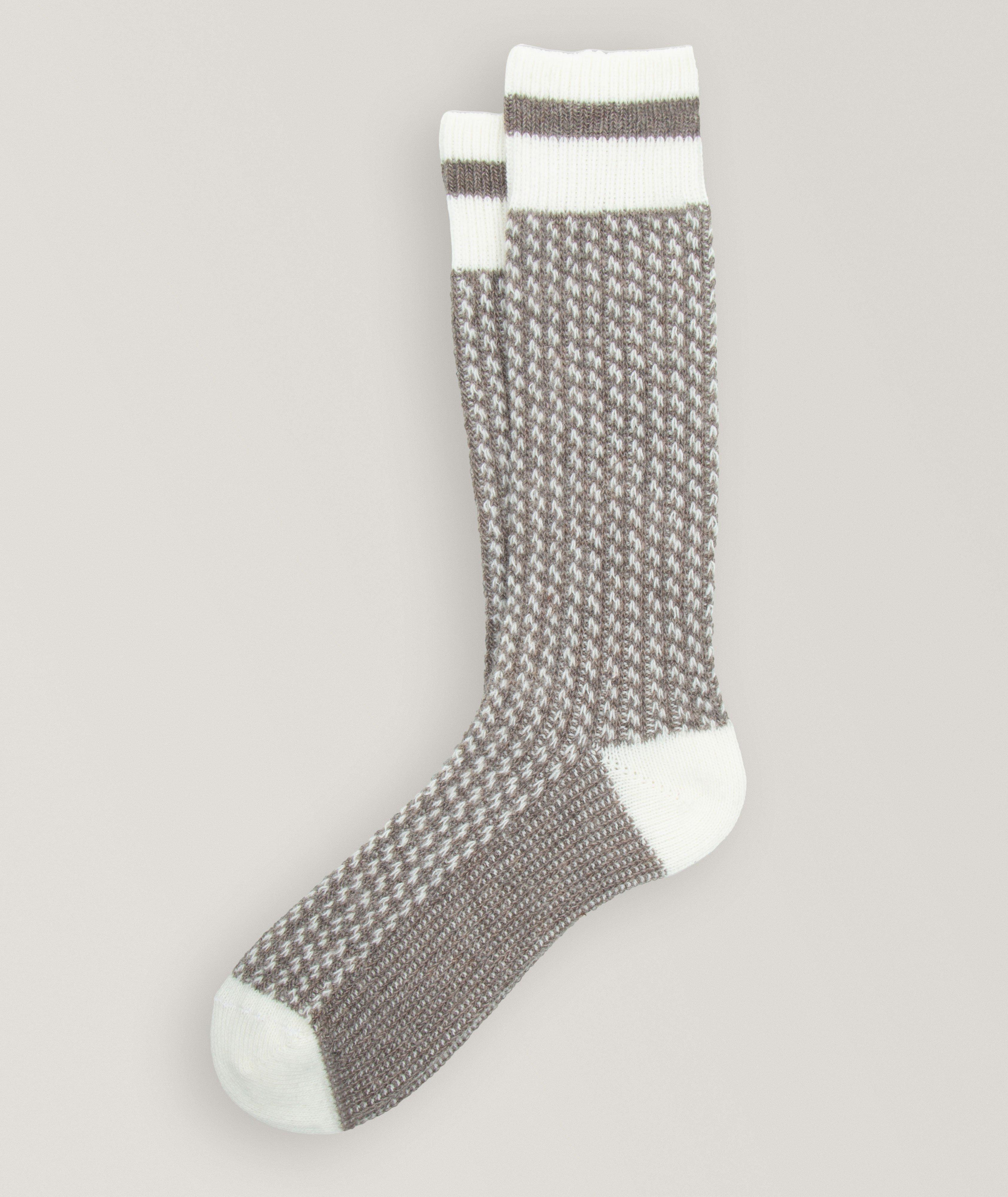 Ant45 Chaussettes Boden En Lainage À Point De Piqué En Beige , Laine