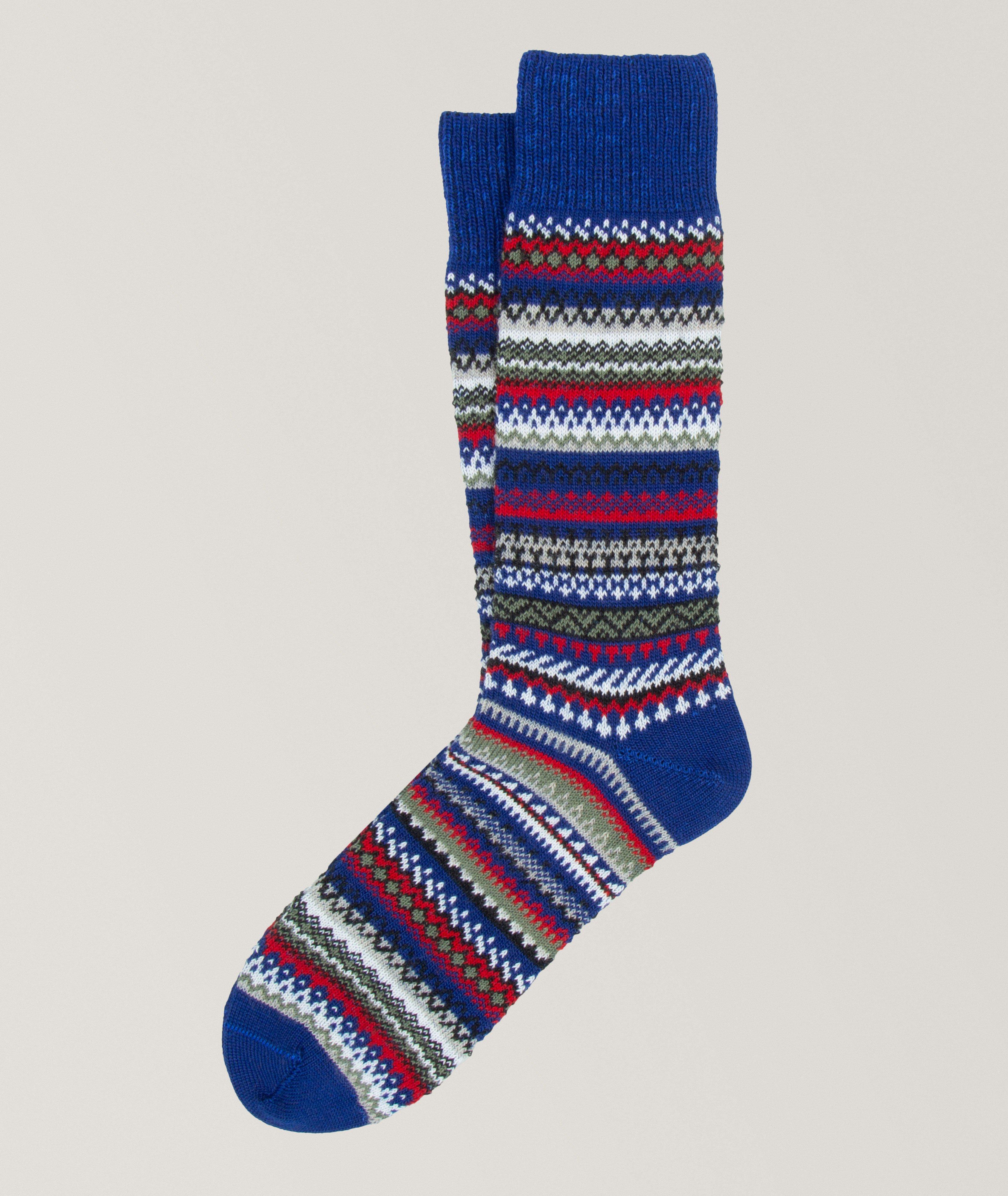 Kolari Fairisle Wool-Blend Socks