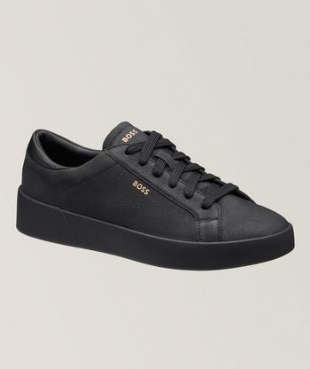 スニーカー Emporio Armani X3X187 XN850 LOGO-PRINT LACE-UP Sneakers Emporio Armani Logo Print Leather Sneakers | Sneakers