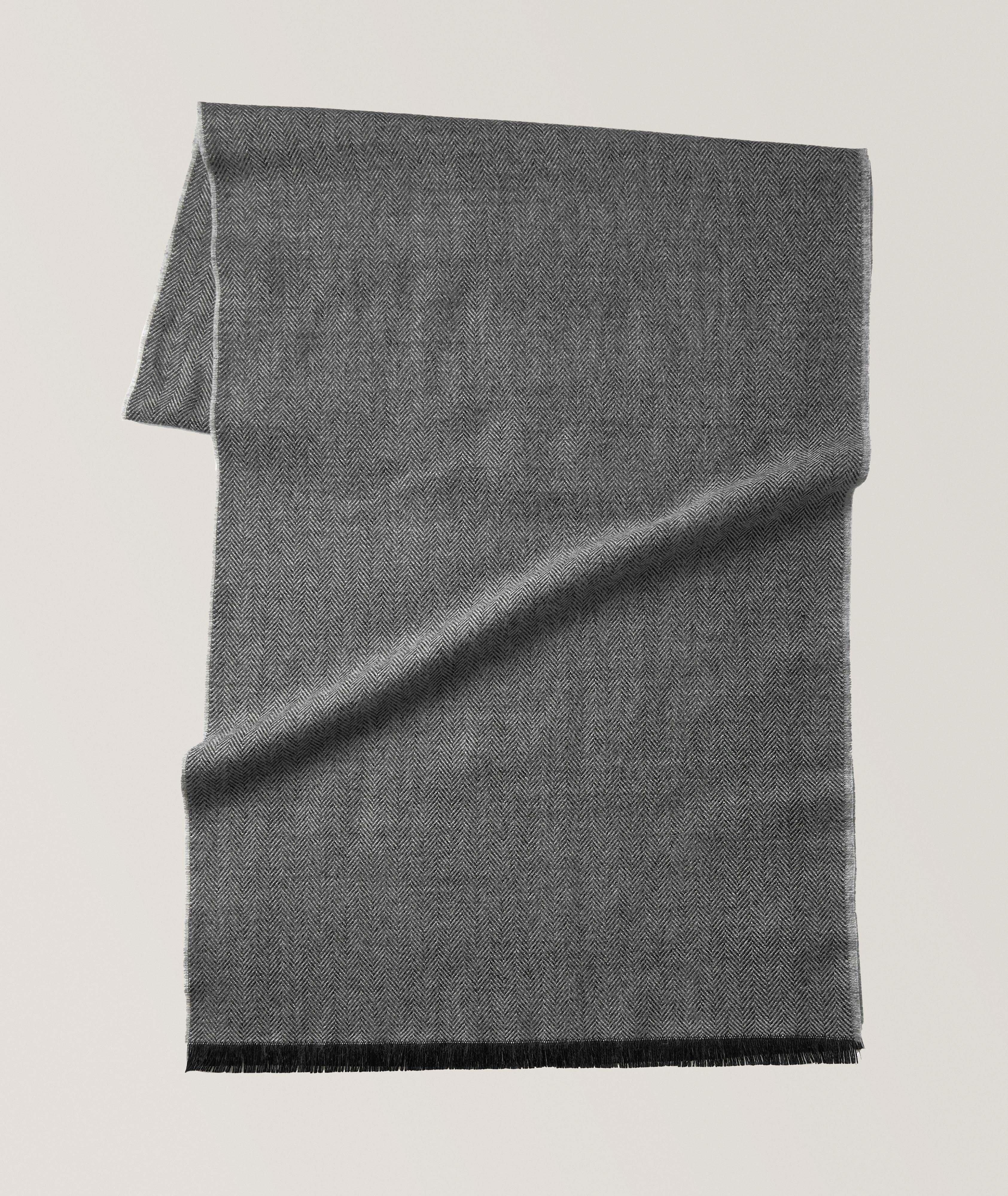 Chevron Wool-Blend Scarf image 0
