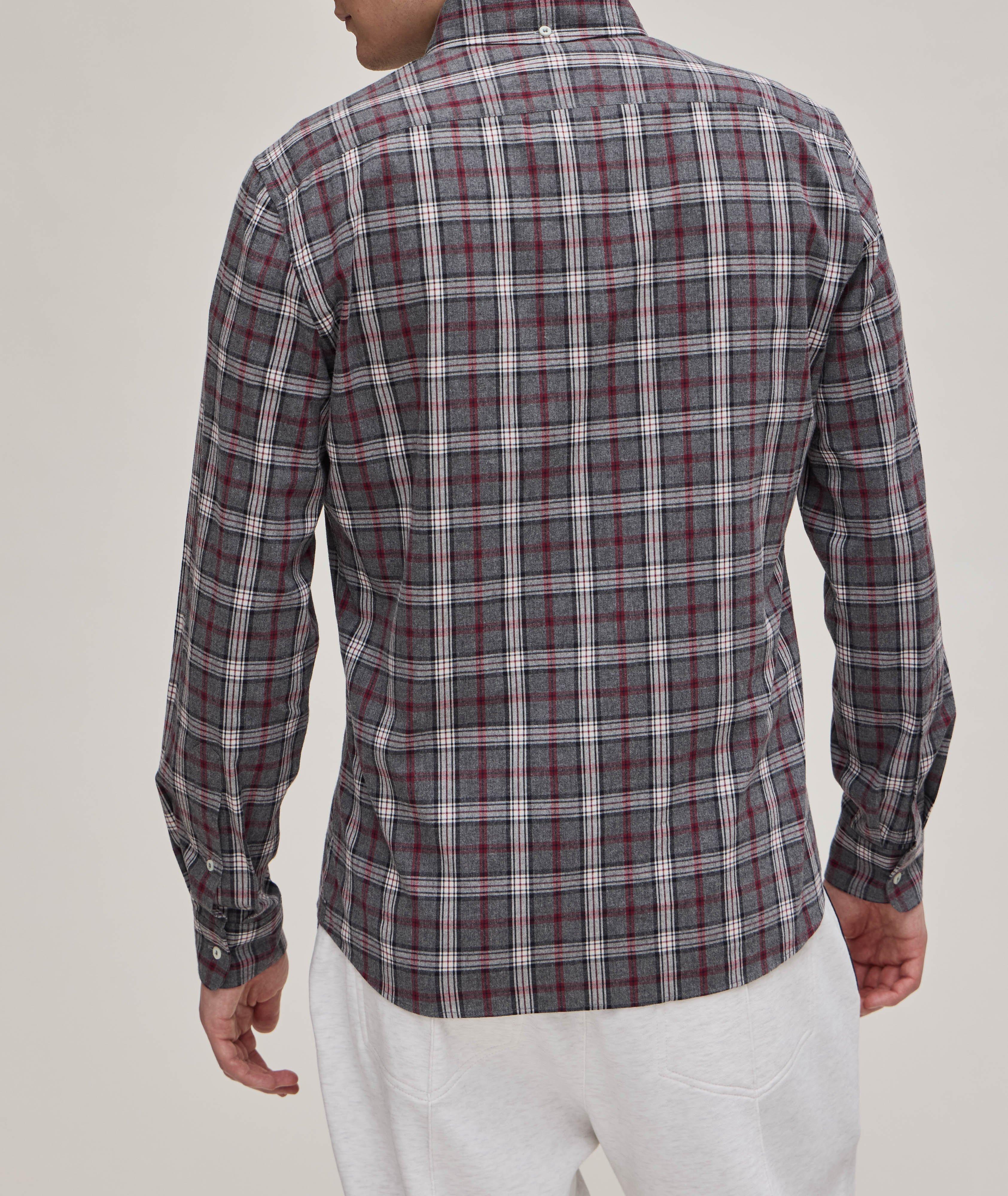 Plaid Cotton Flannel Shirt  image 2