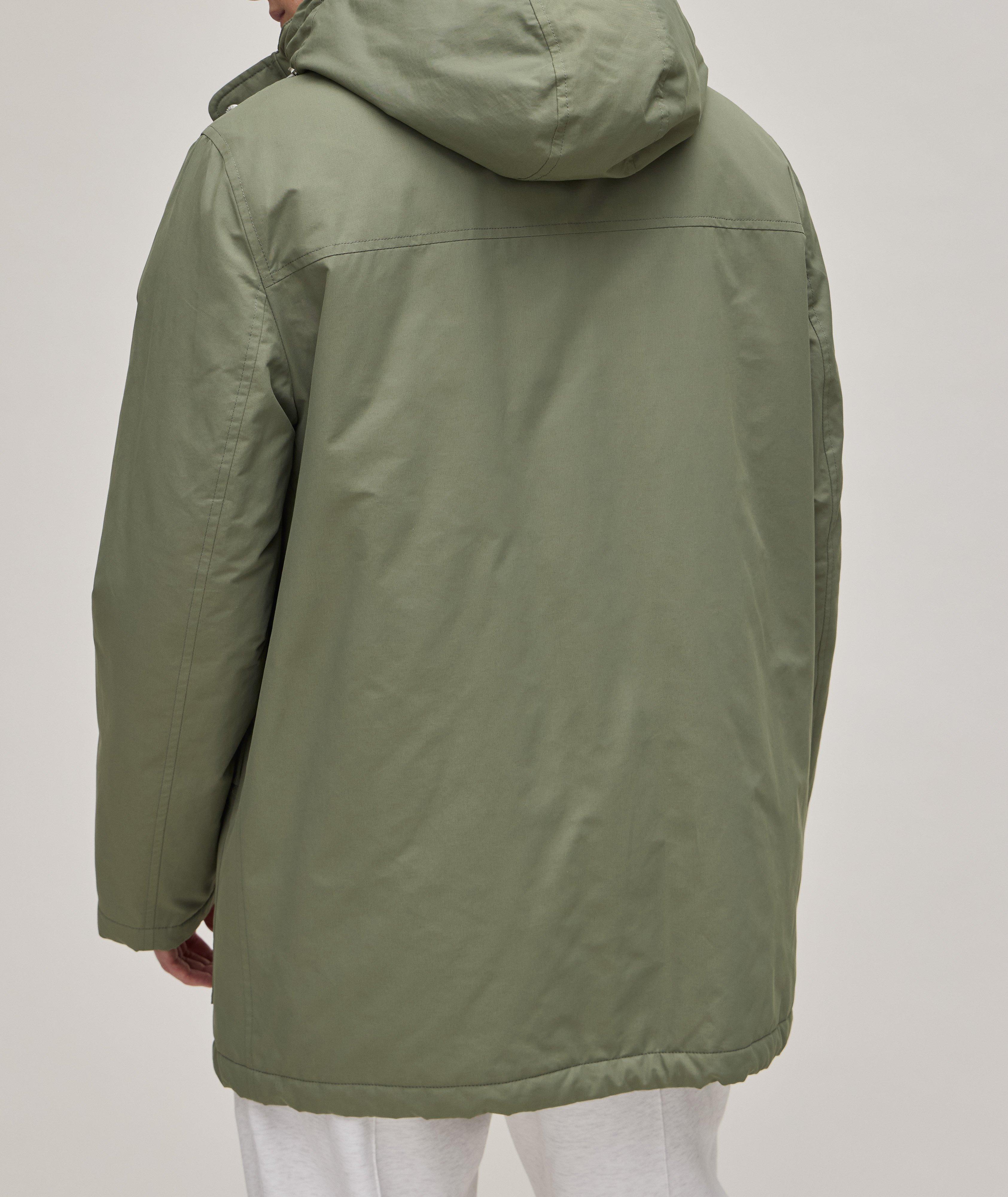 Water Repellent Hooded Cotton-Blend Parka image 2