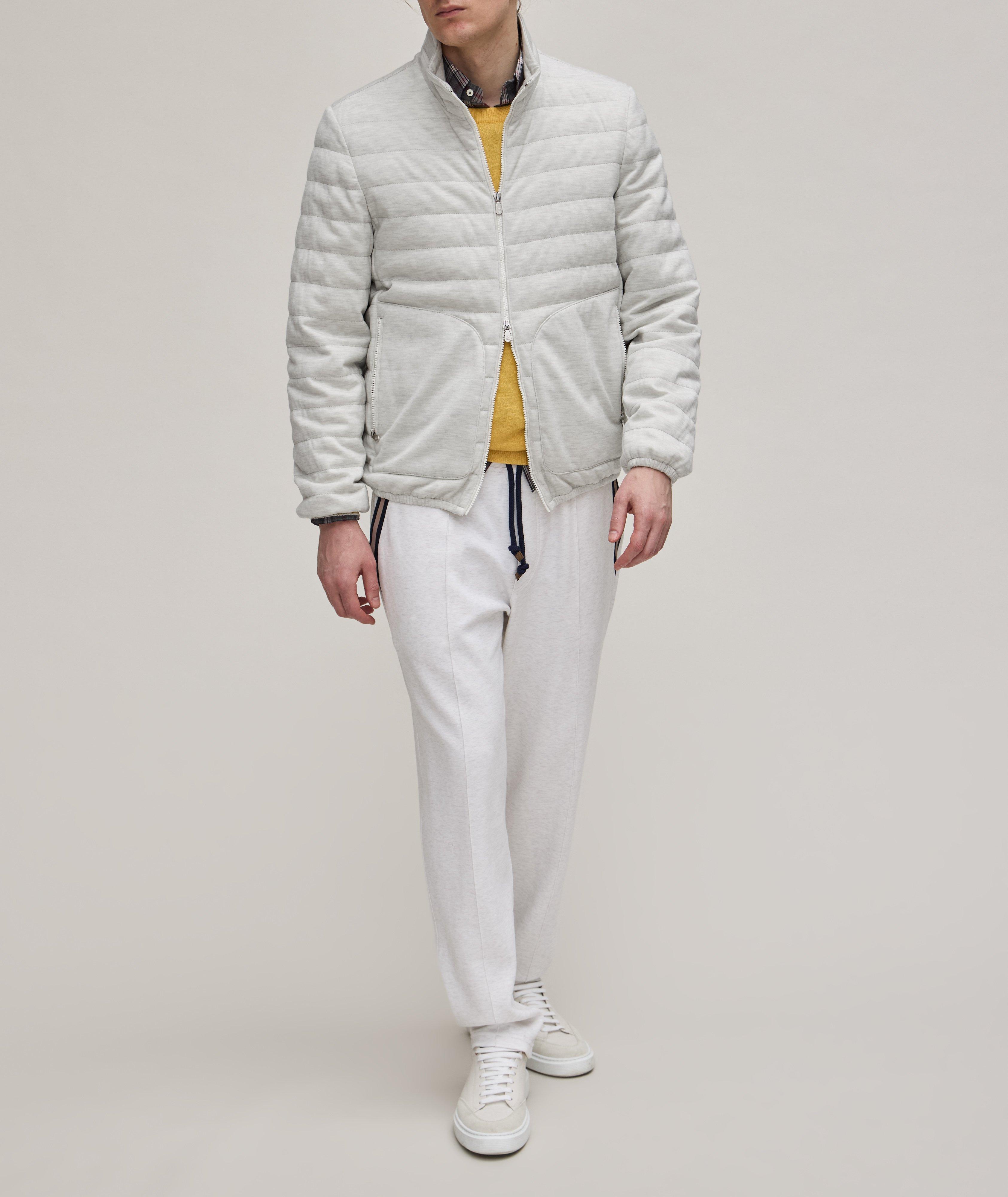 Wool-Cashmere Quilted Short Jacket image 3