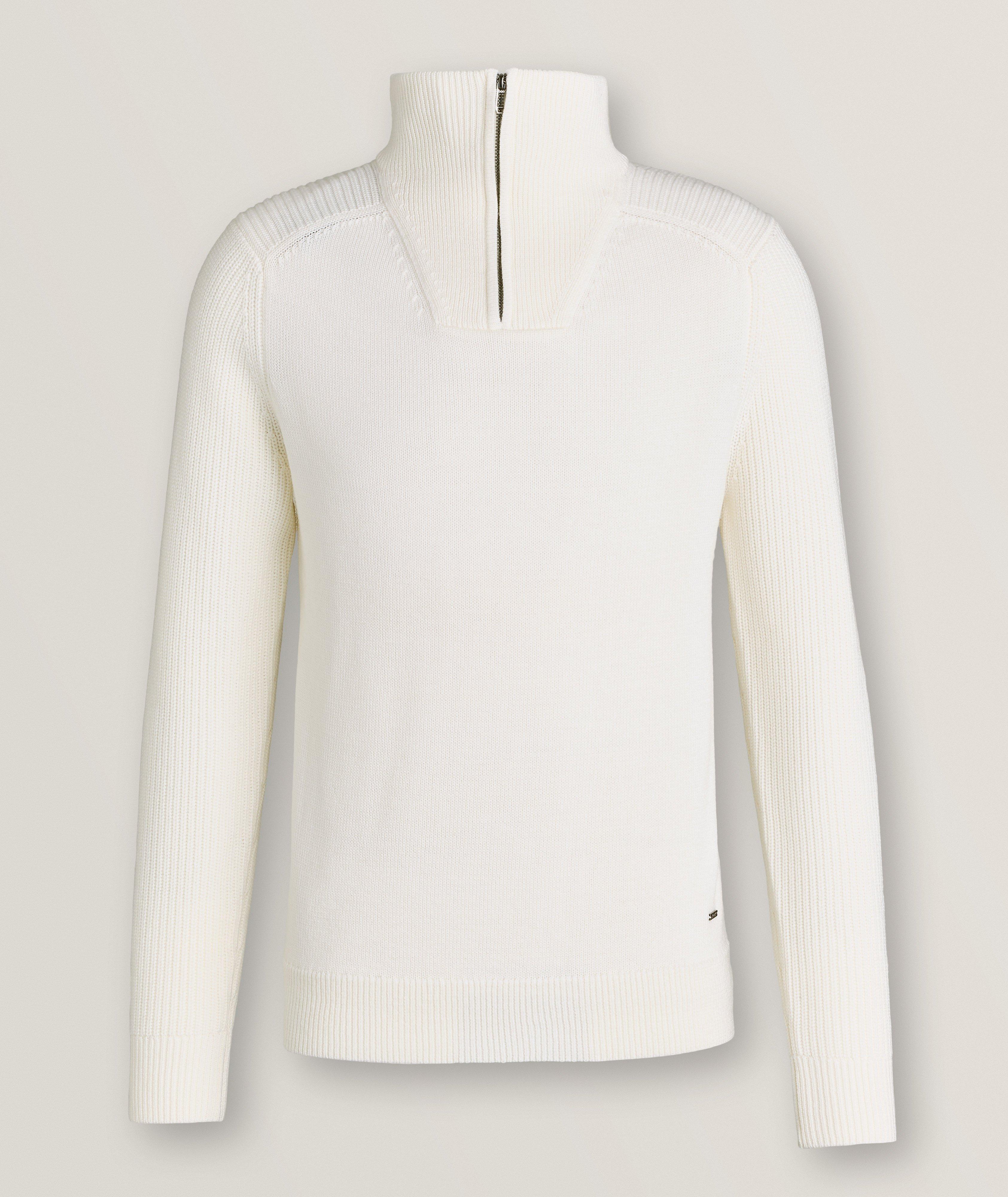 Thom Quarter-Zip Wool-Blend Sweater