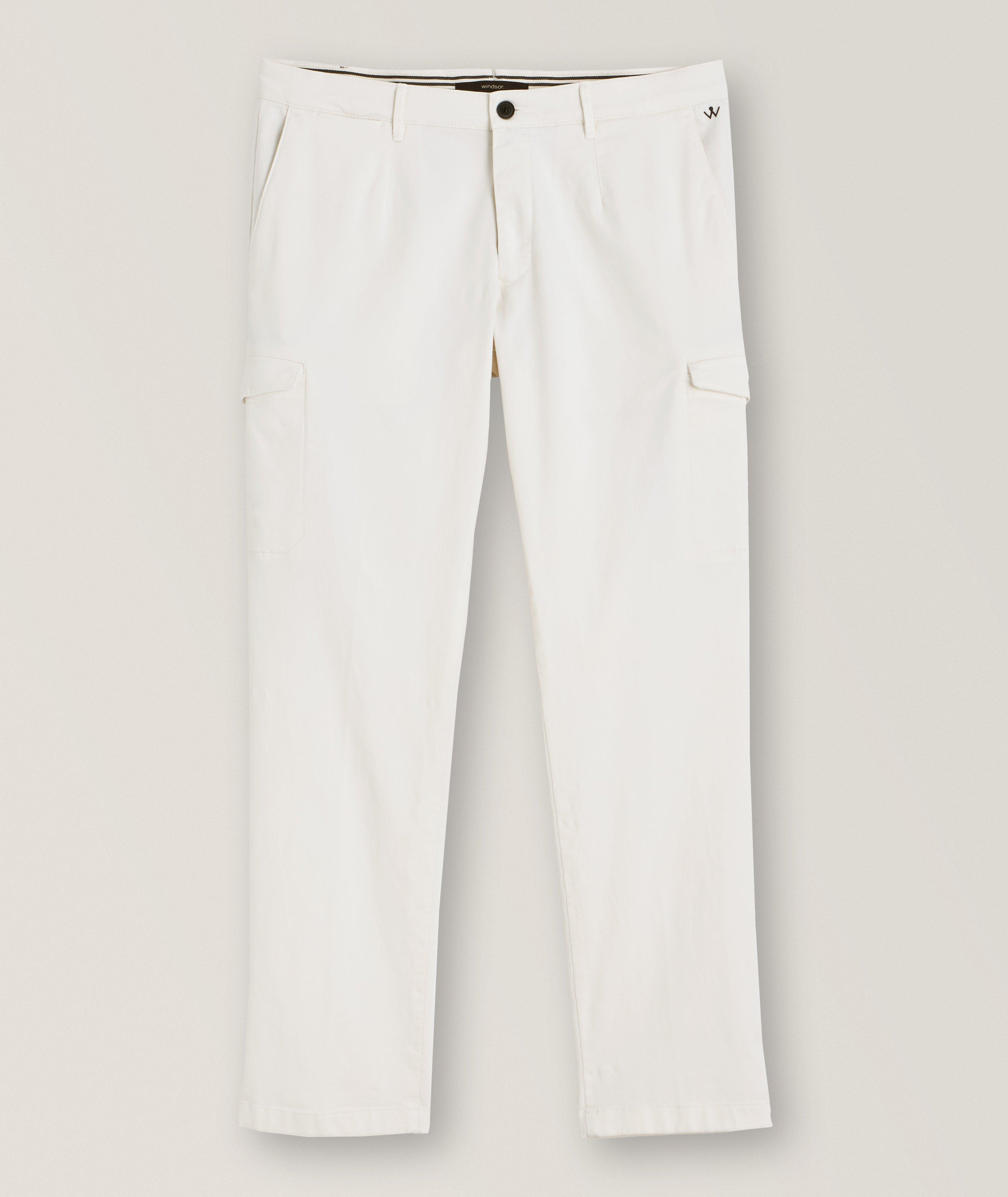Stretch-Cotton Cargo Pants image 0