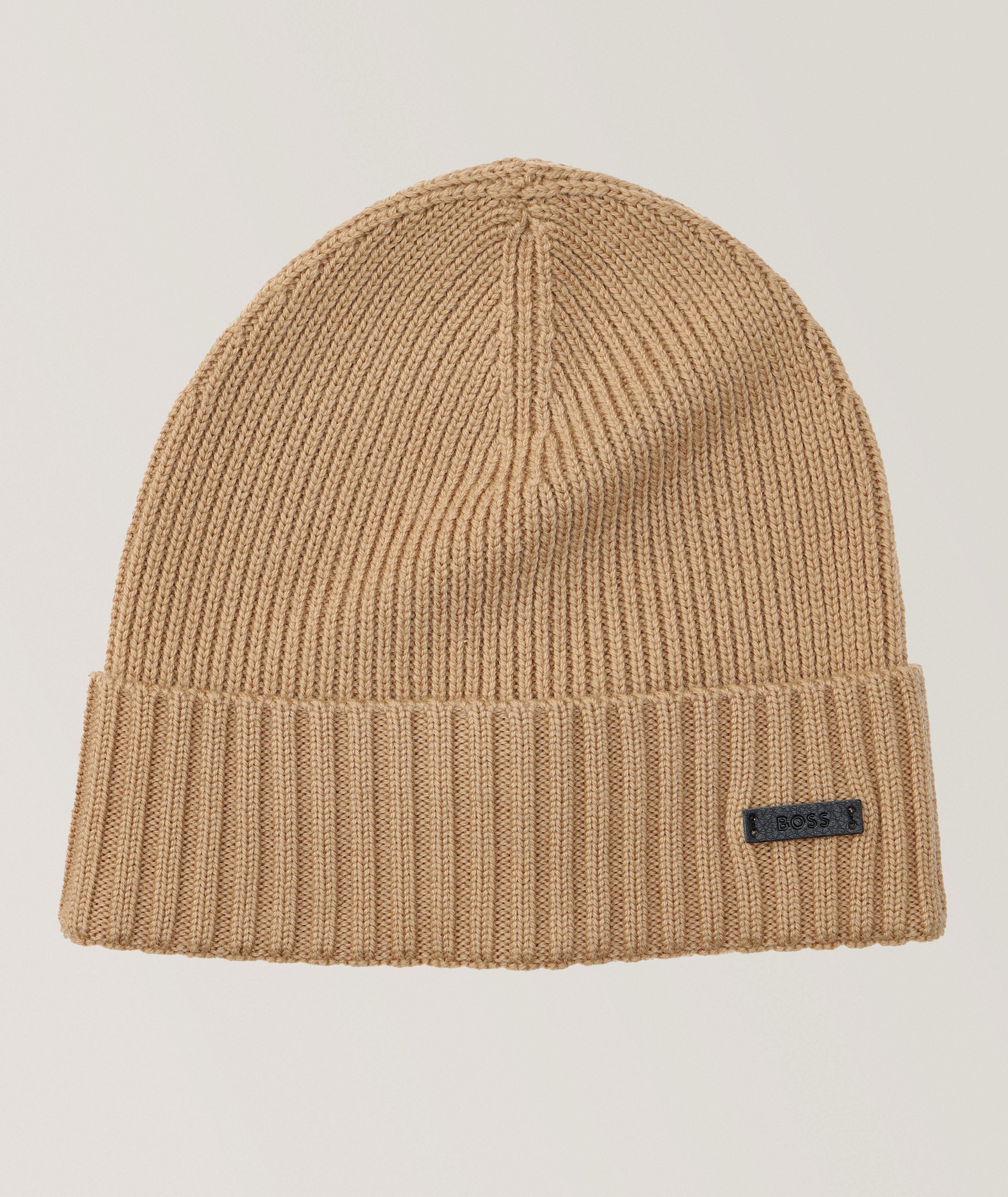 Fati Virgin Wool Logo Toque