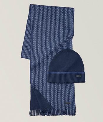 Hugo boss hat and scarf set best sale