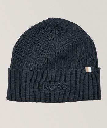 Hugo Boss Fati Virgin Wool Logo Toque Hats Harry Rosen