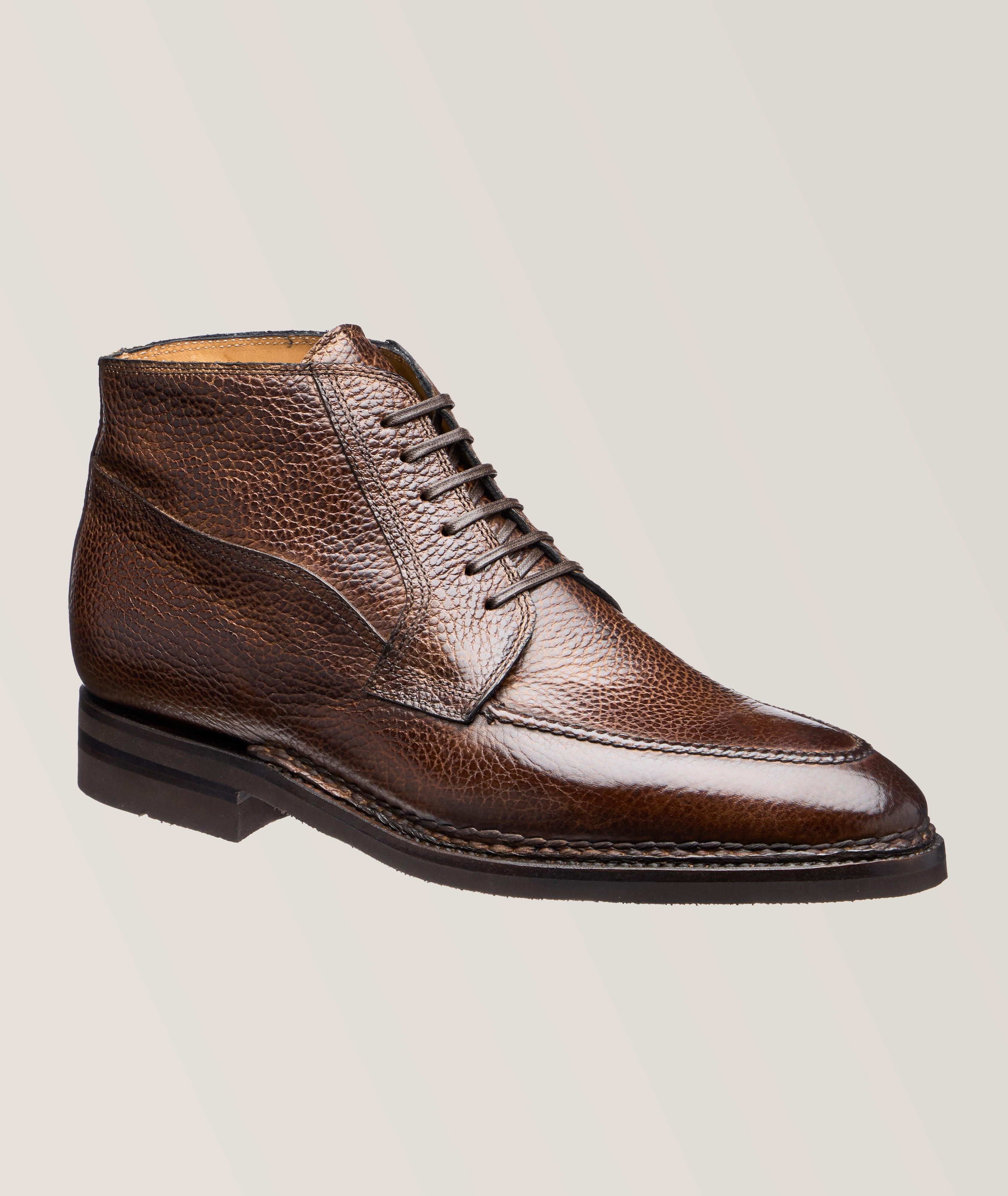 Bontoni Chukka En Cuir Texturé En Brun , Taille Homme 43.5