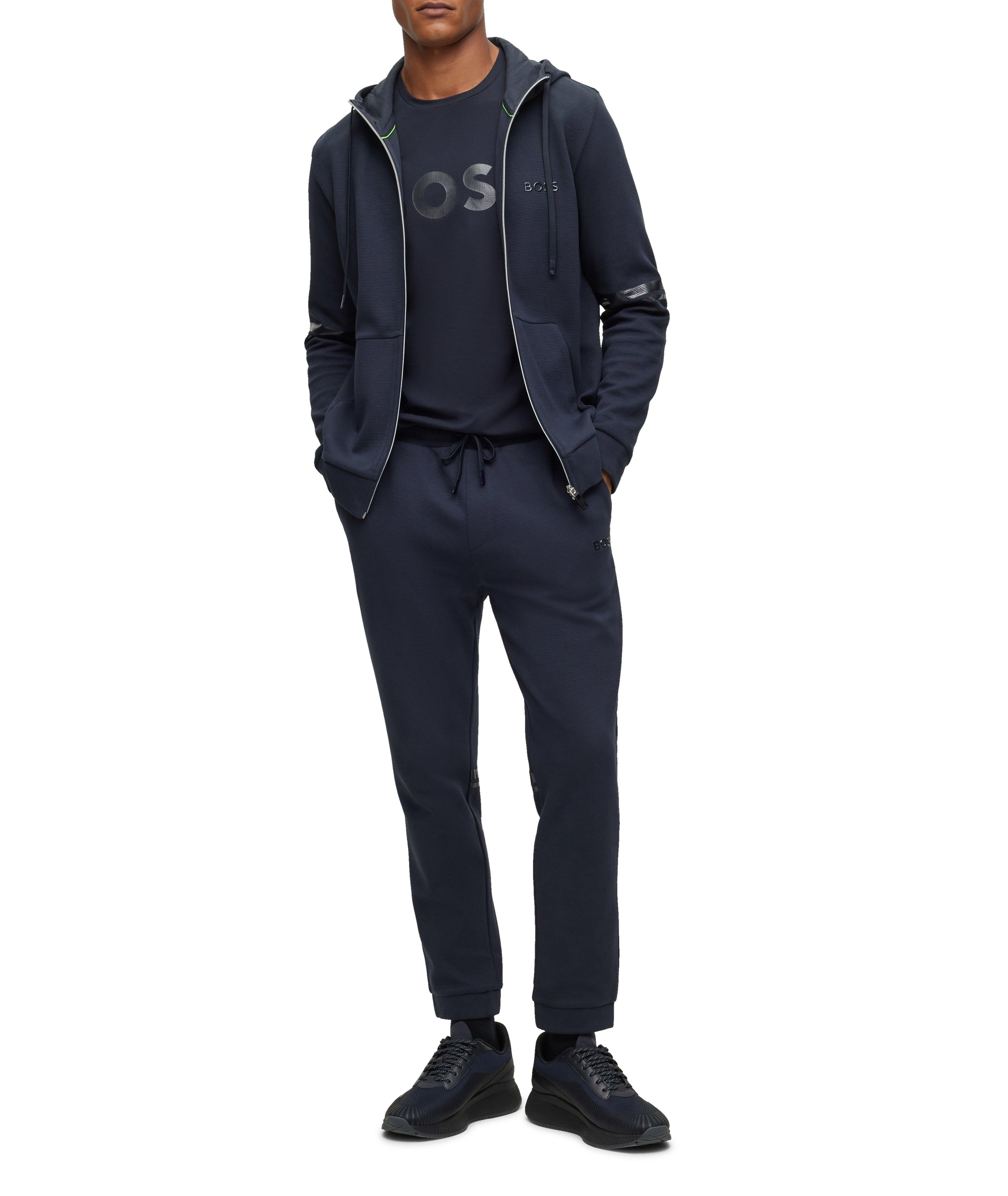 Hadiko Cotton Piqué Logo Trackpants  image 4