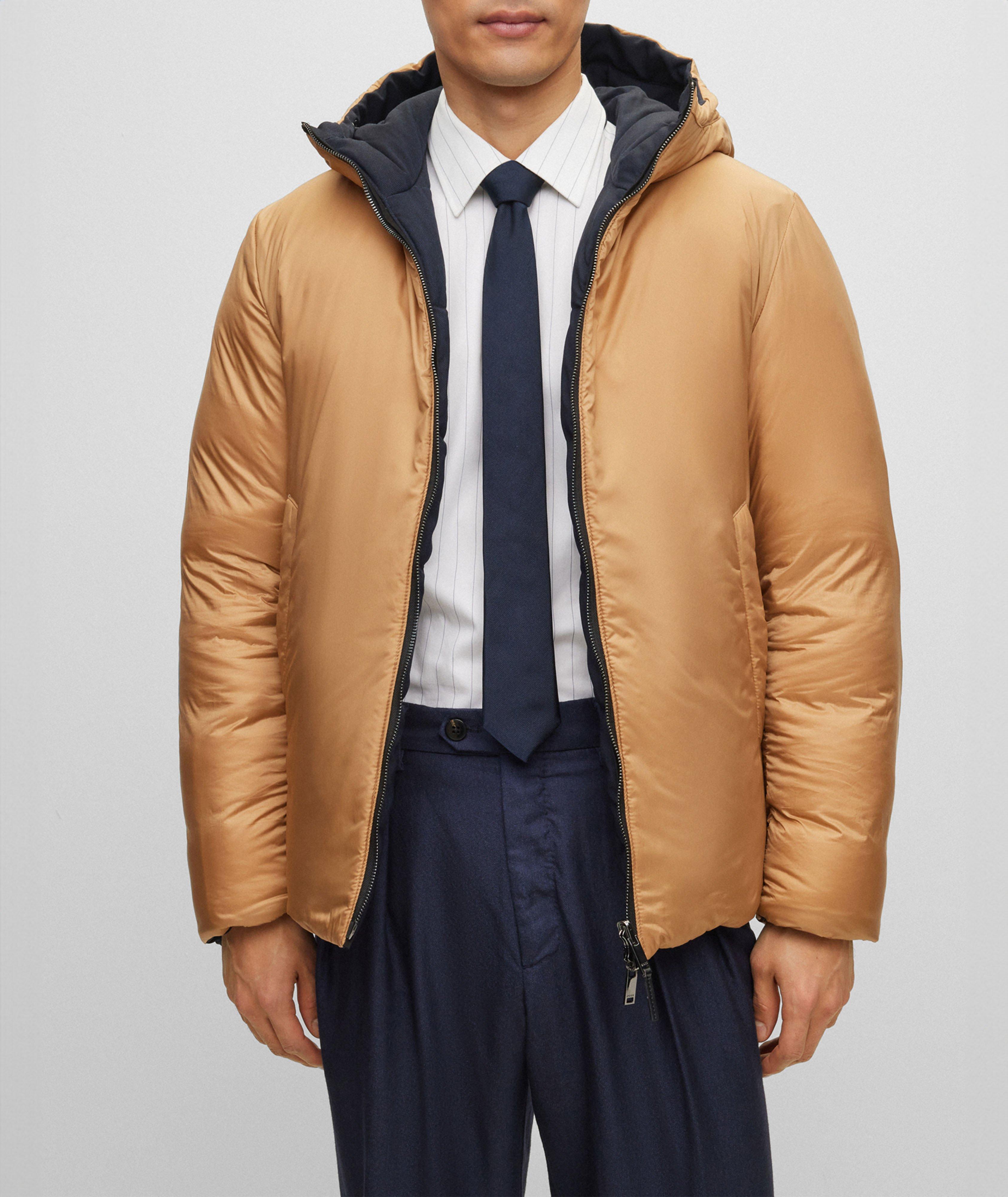 Reversible Wool-Blend Down Jacket image 4