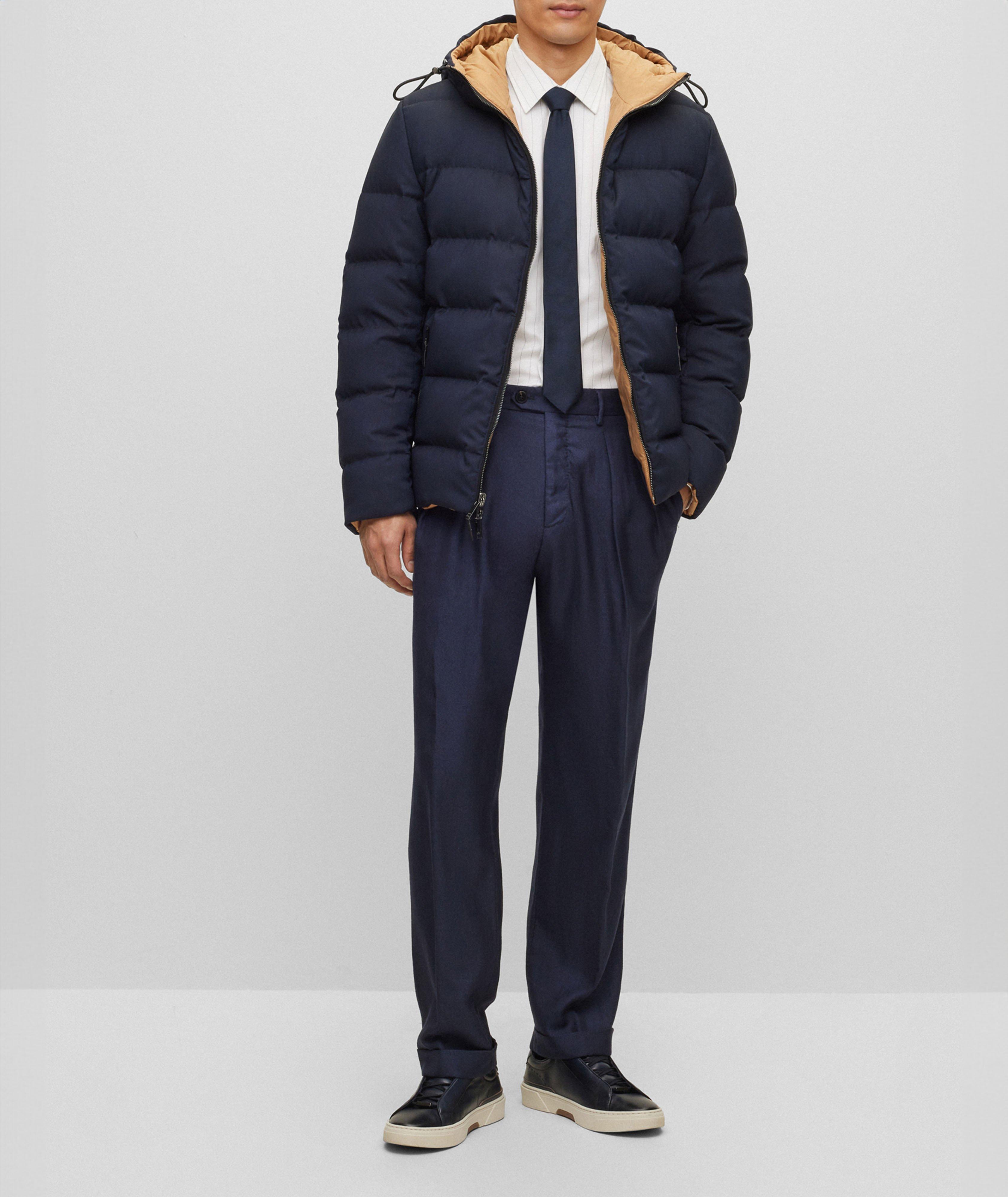 Reversible Wool-Blend Down Jacket image 5