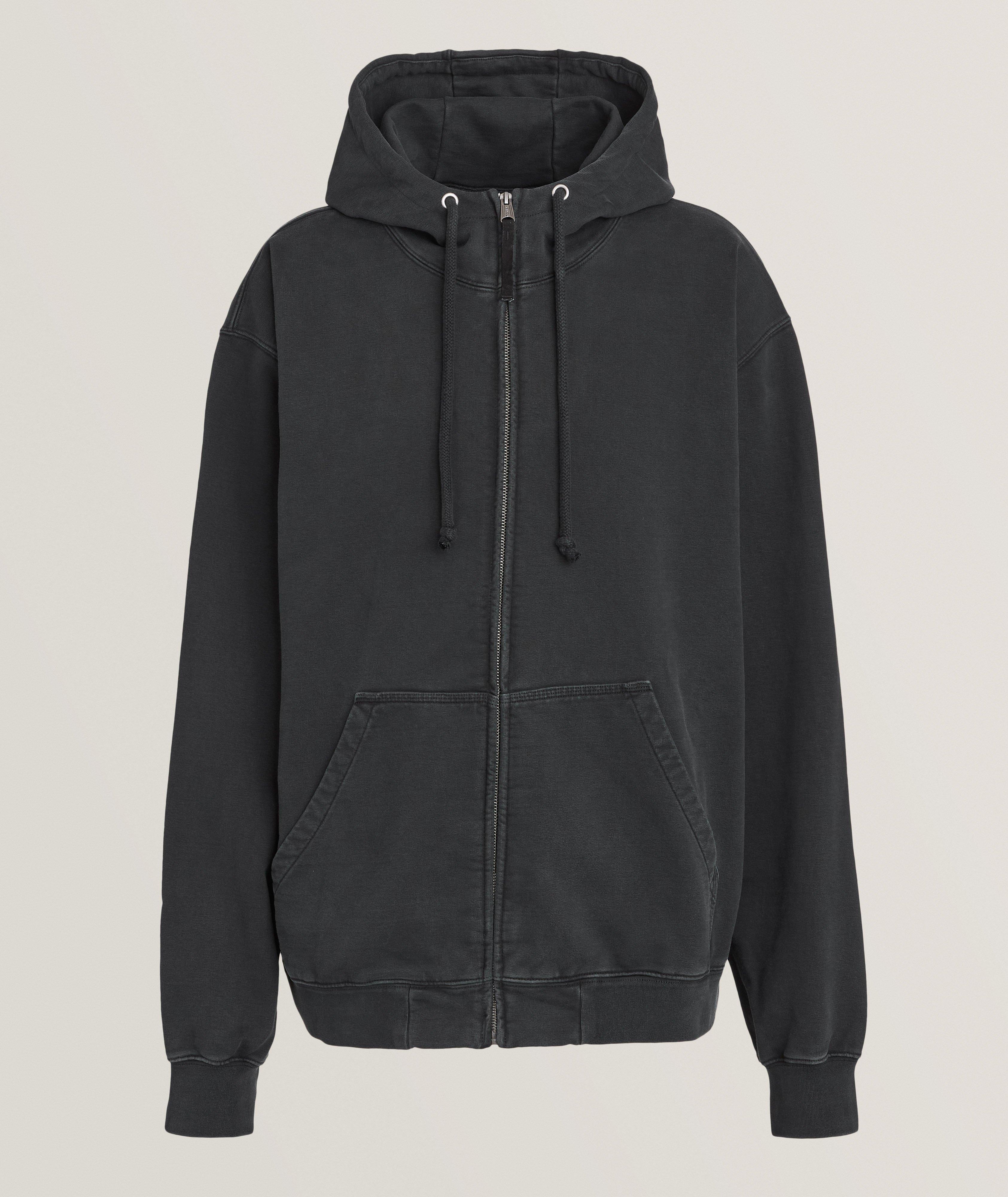 Maison Margiela Kangourou En Coton Avec Logo À L’Arrière En Noir , Taille Homme Petit