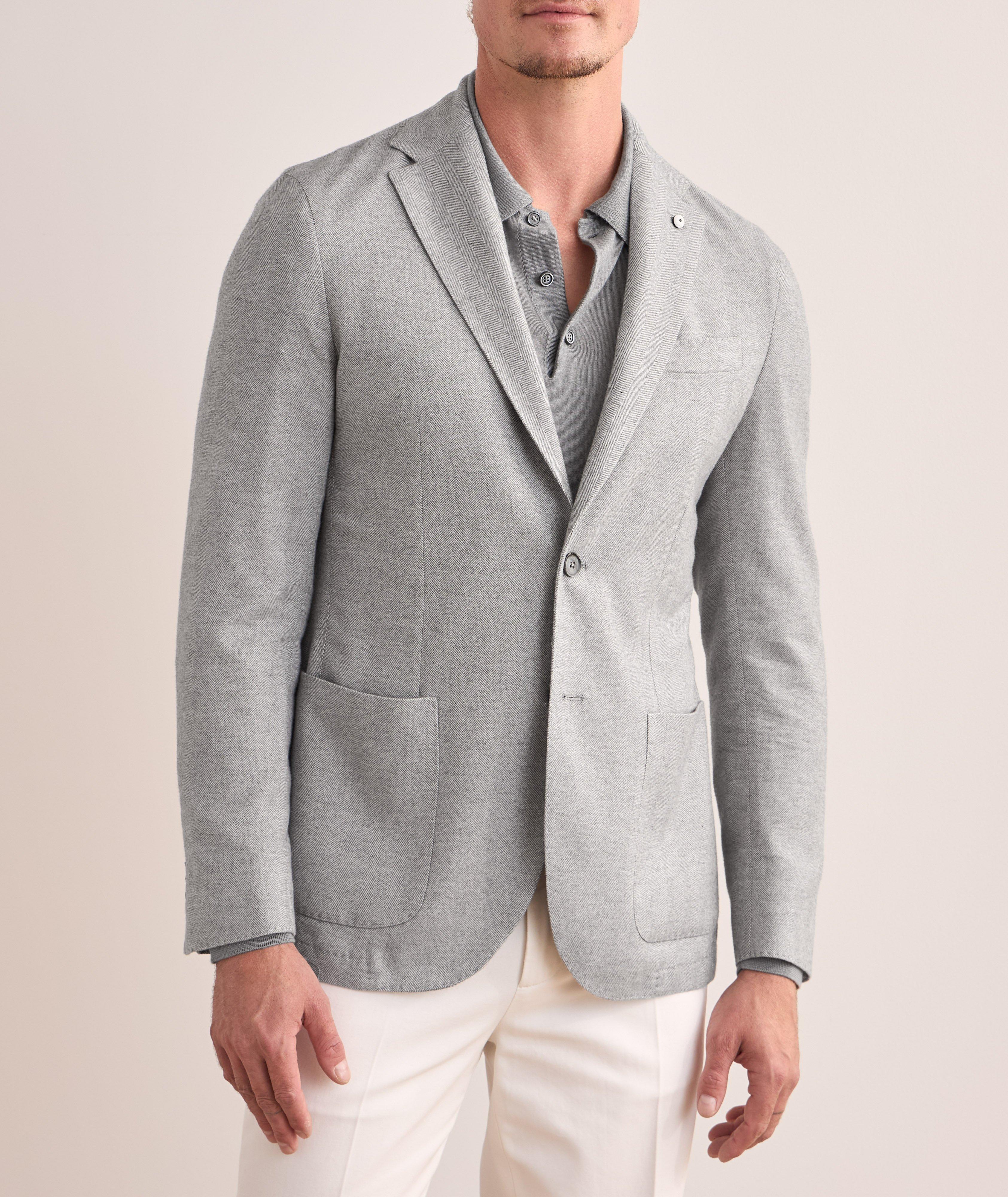 Herringbone Cotton Sport Jacket image 1