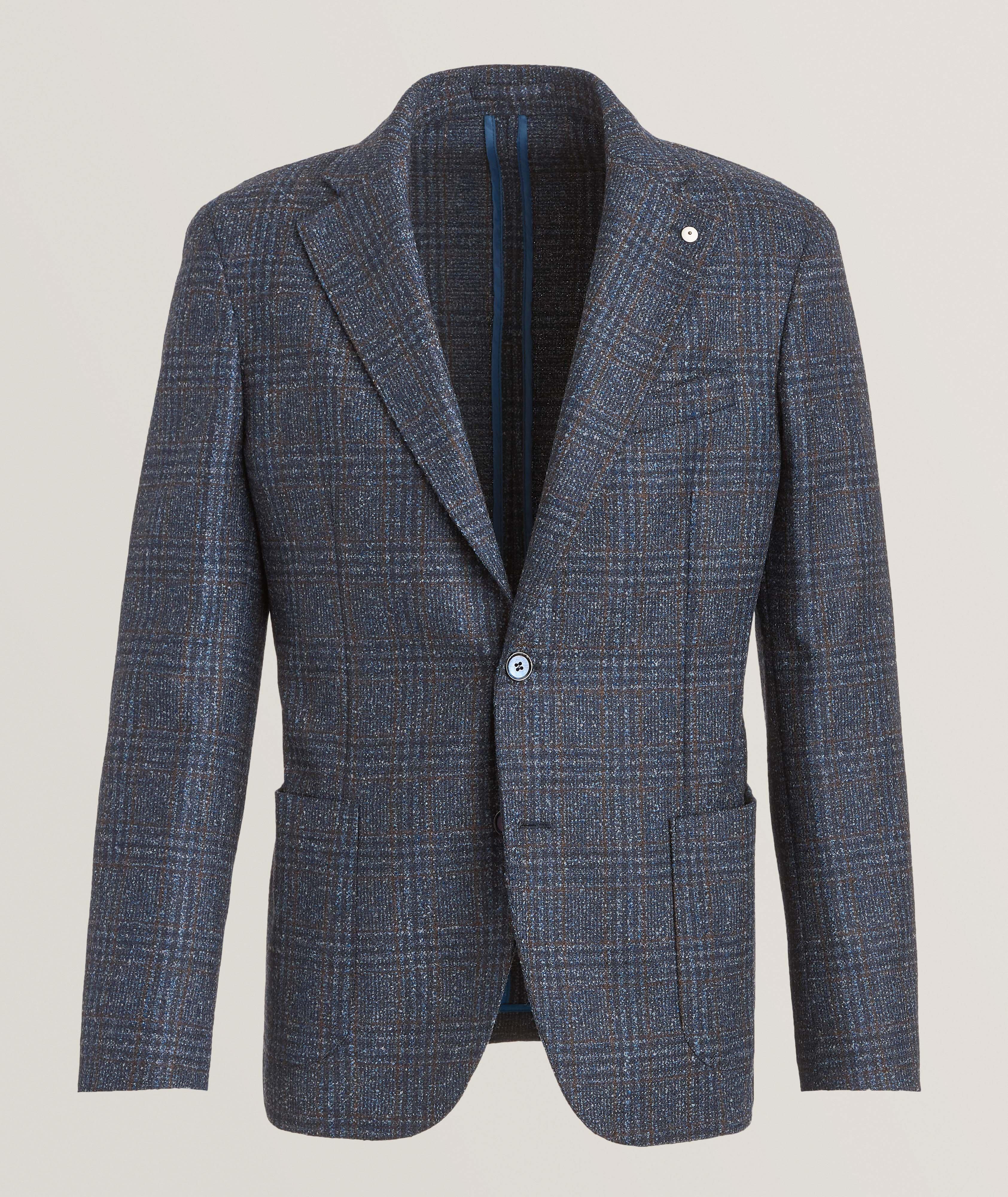 Prince Of Wales Wool-Blend Sport Jacket