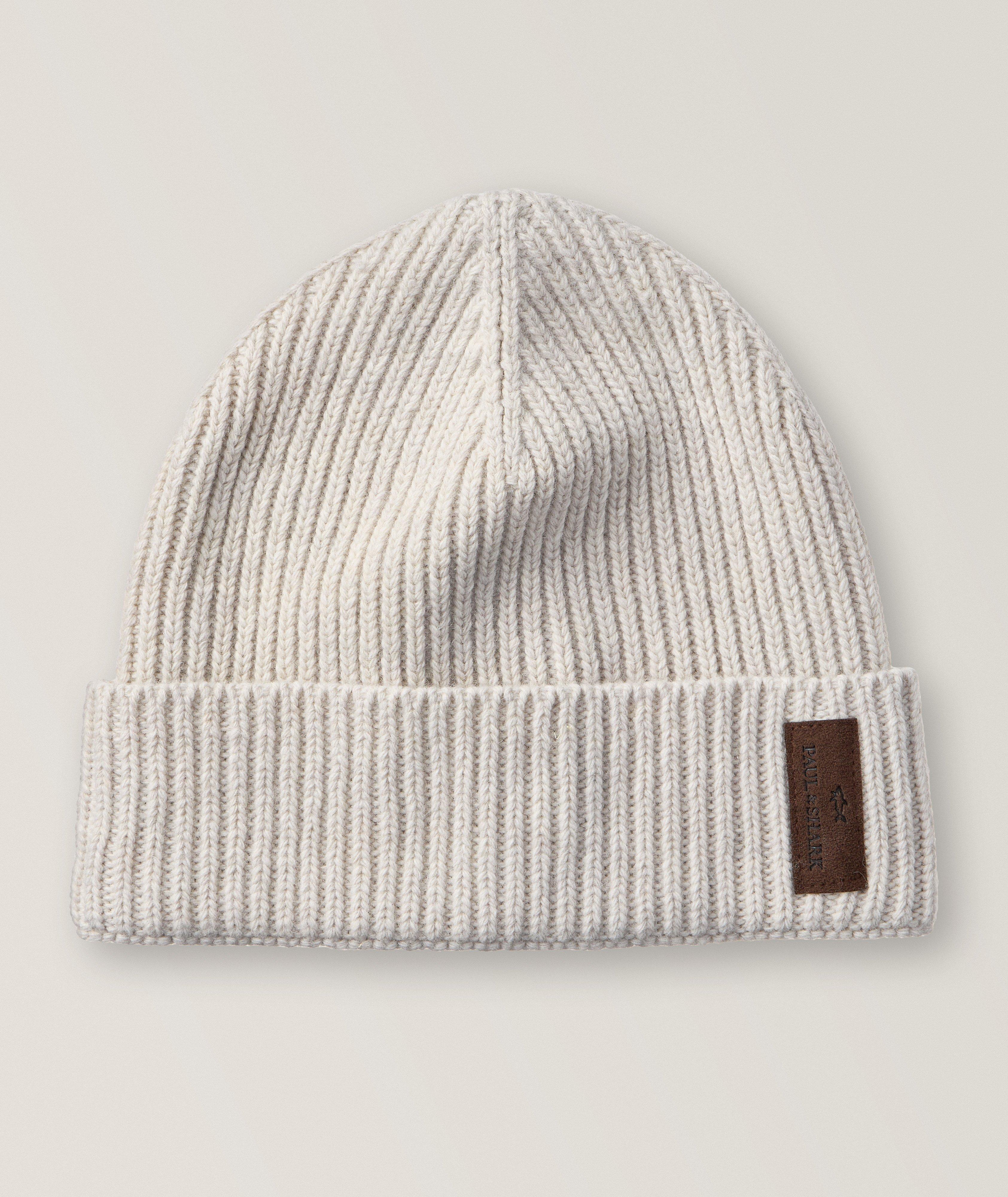 Ribbed Virgin Wool Toque