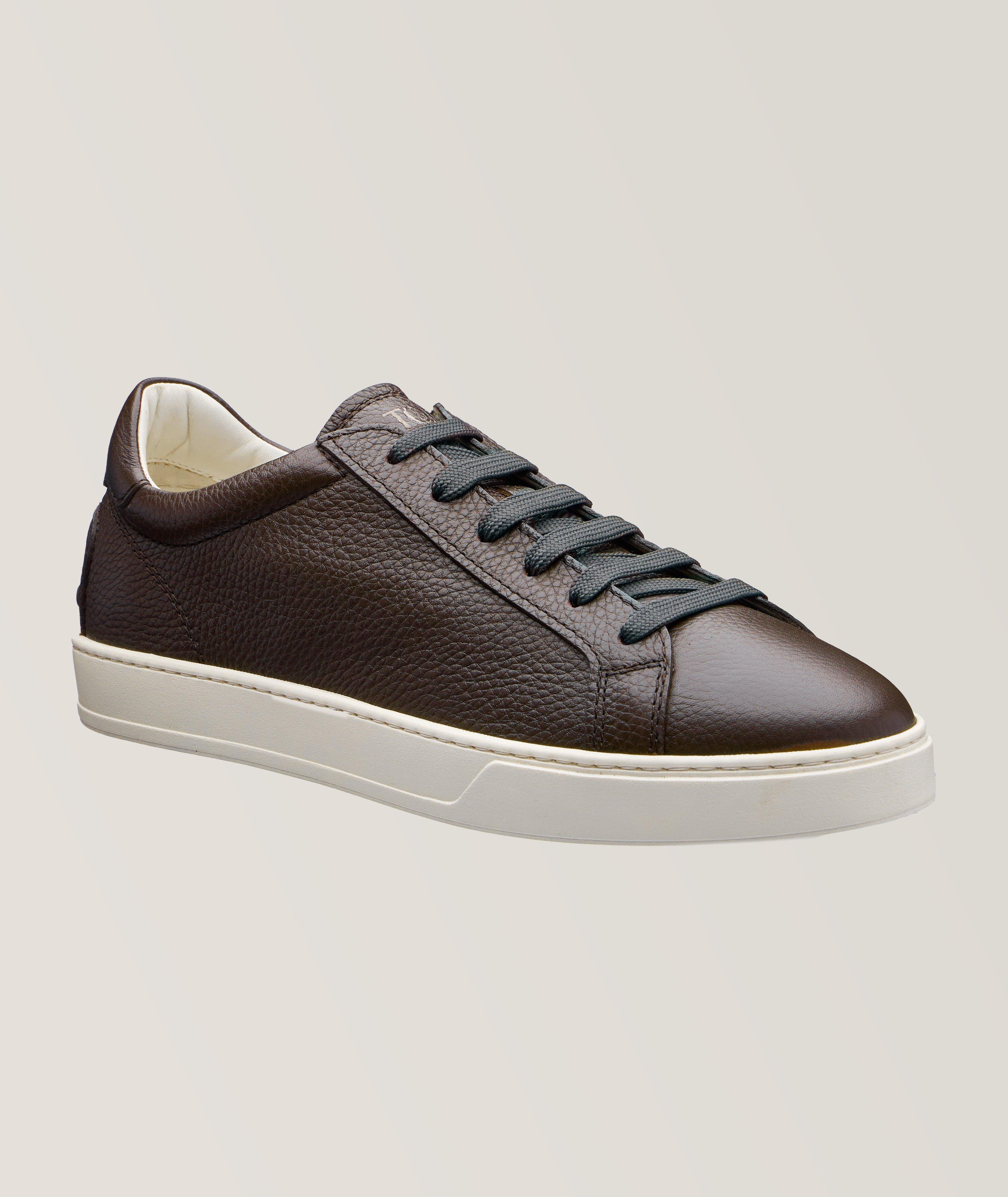 Low-Top Leather Sneaker