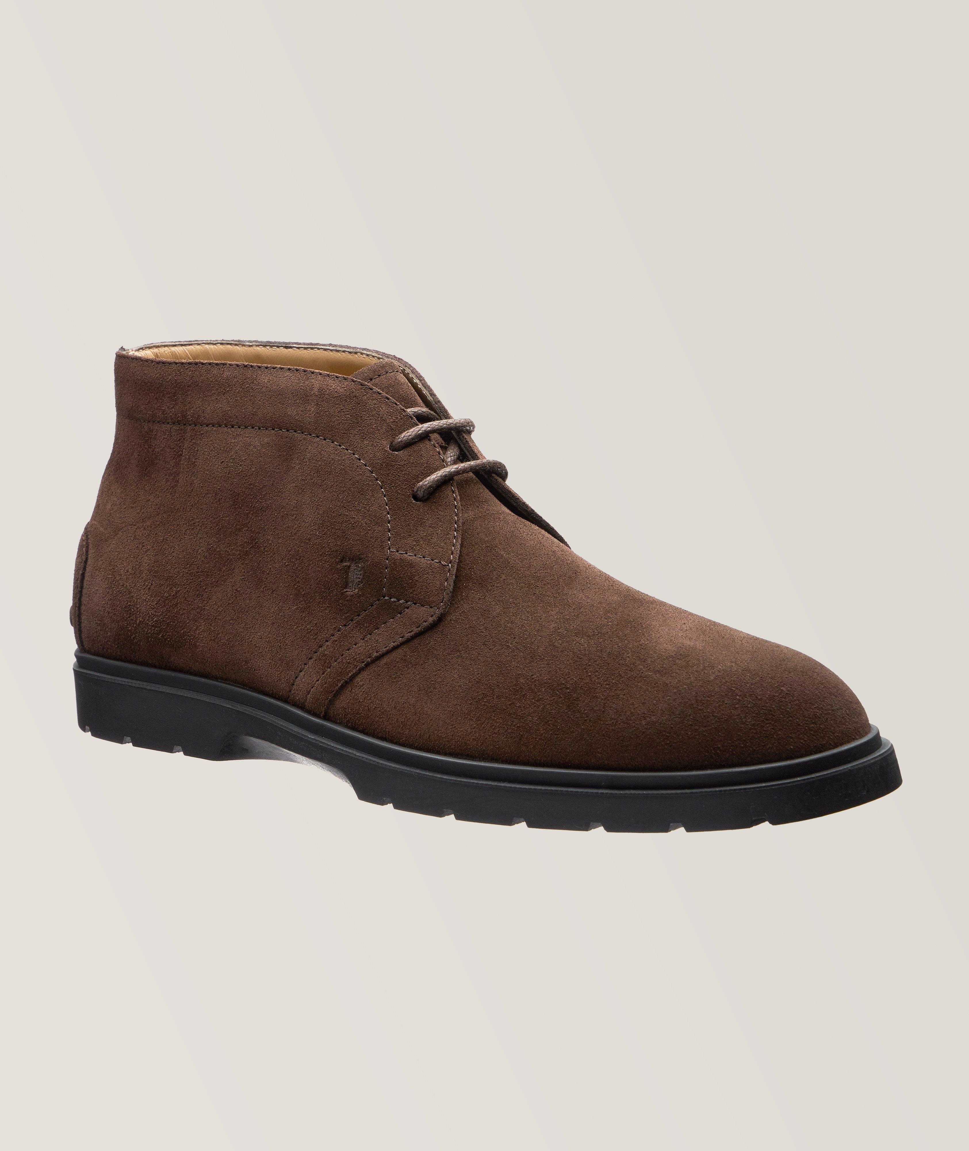 Tod's Chukka En Suède En Brun , Taille Homme 11.5