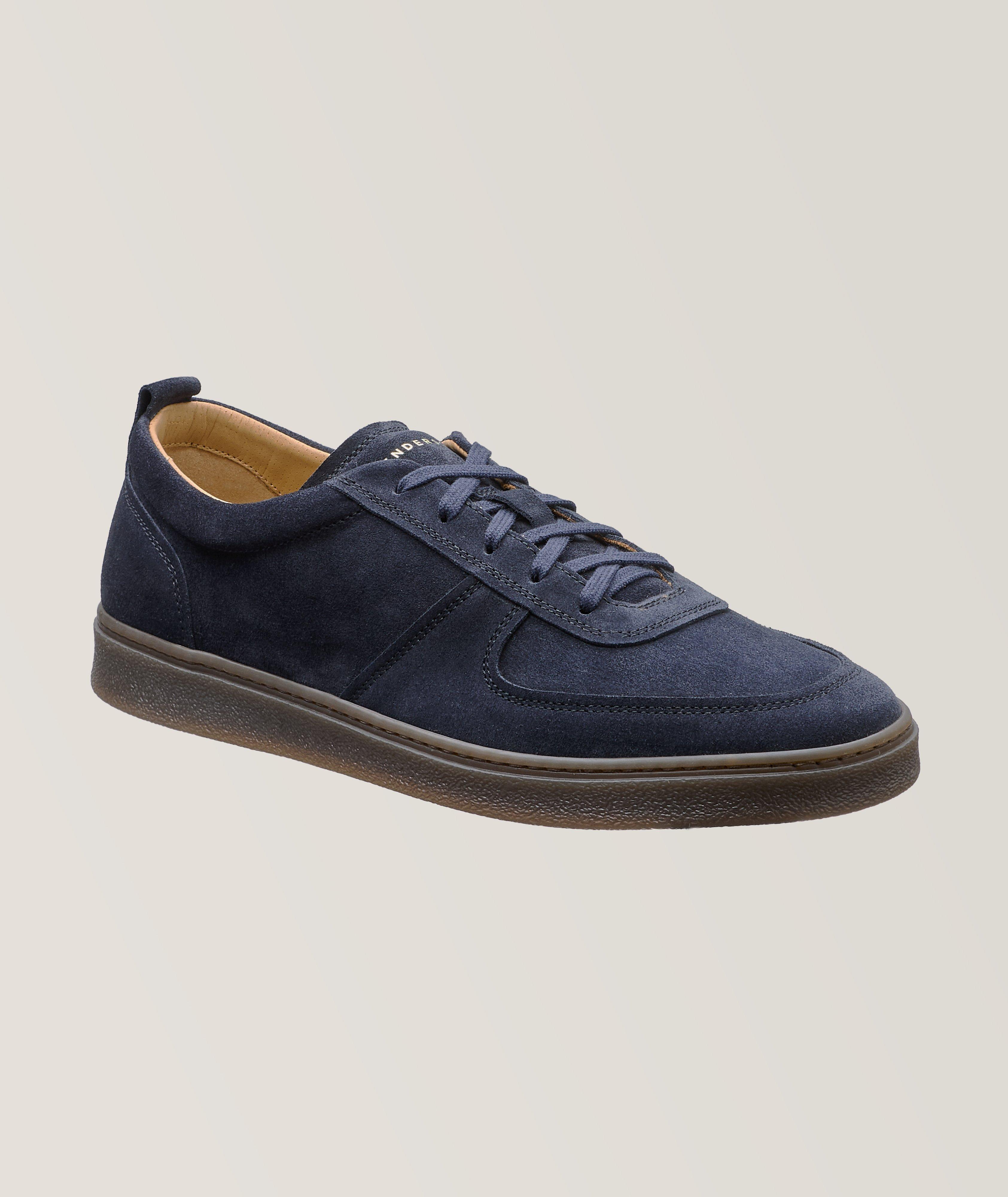 Henderson Chaussure Sport En Suède En Bleu , Taille Homme 43.5