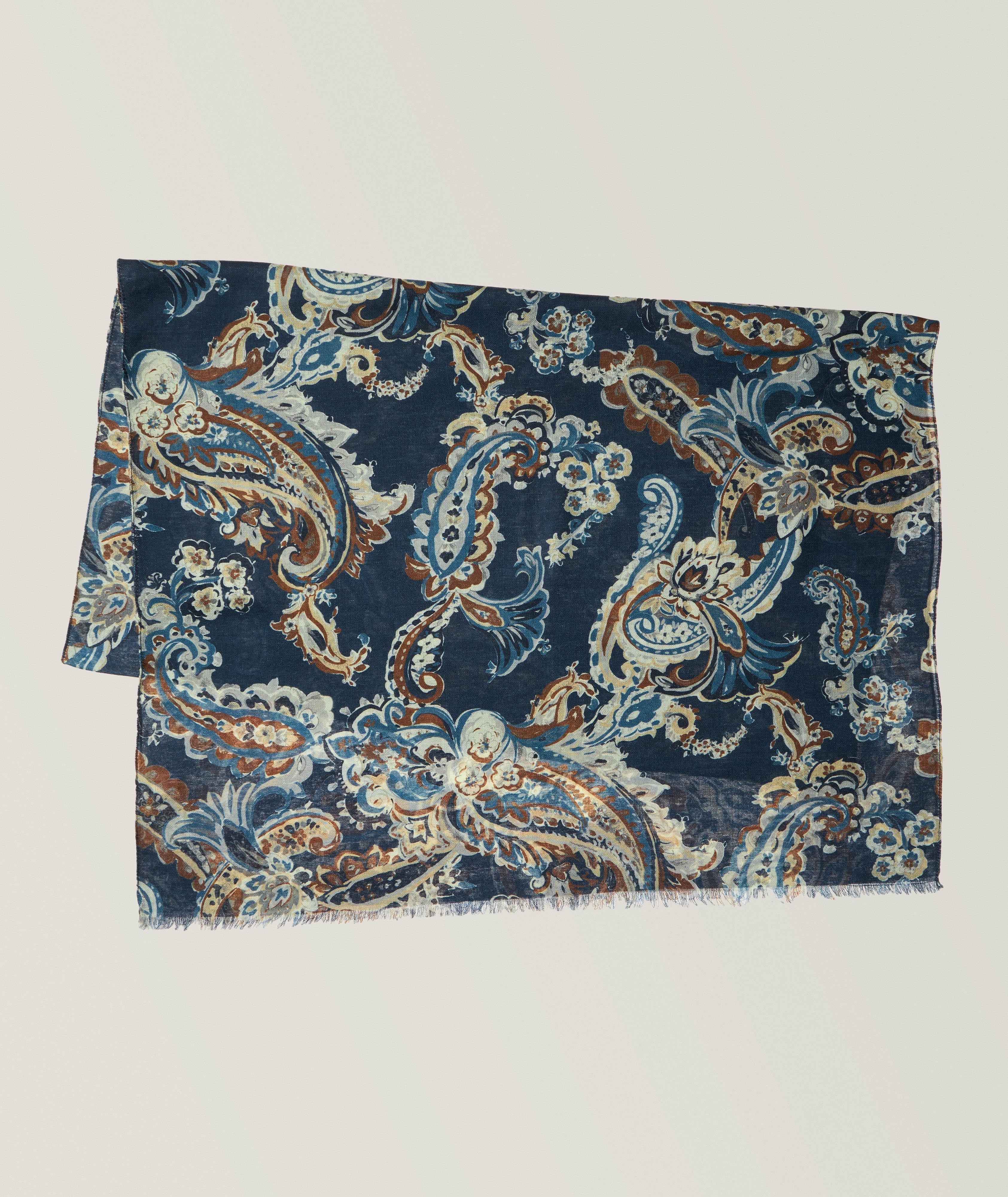 L.B.M. 1911 Floral Wool Scarf