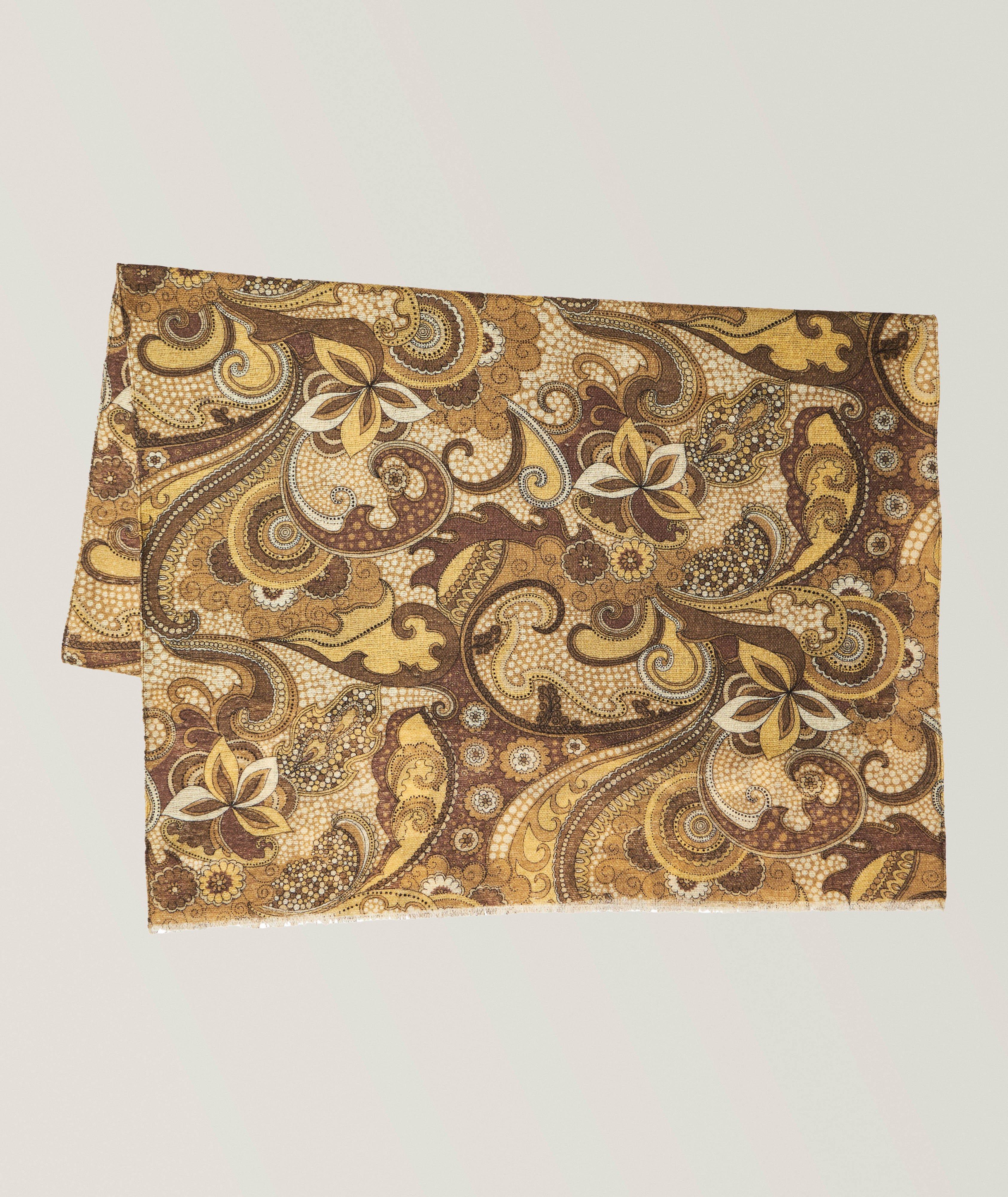Paisley Wool-Blend Scarf image 0