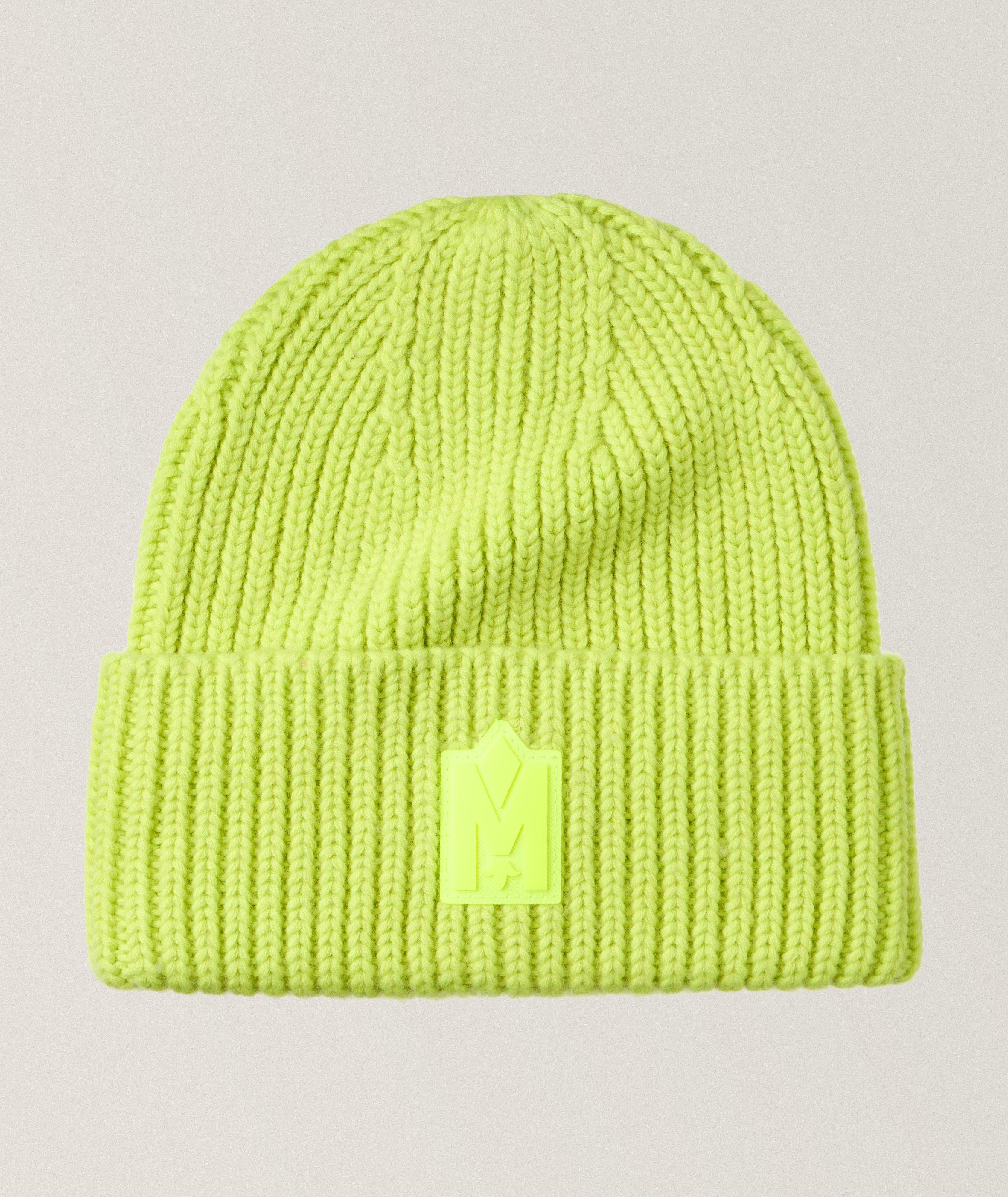 Mackage Tuque En Lainage Côtelé En Jaune , Laine