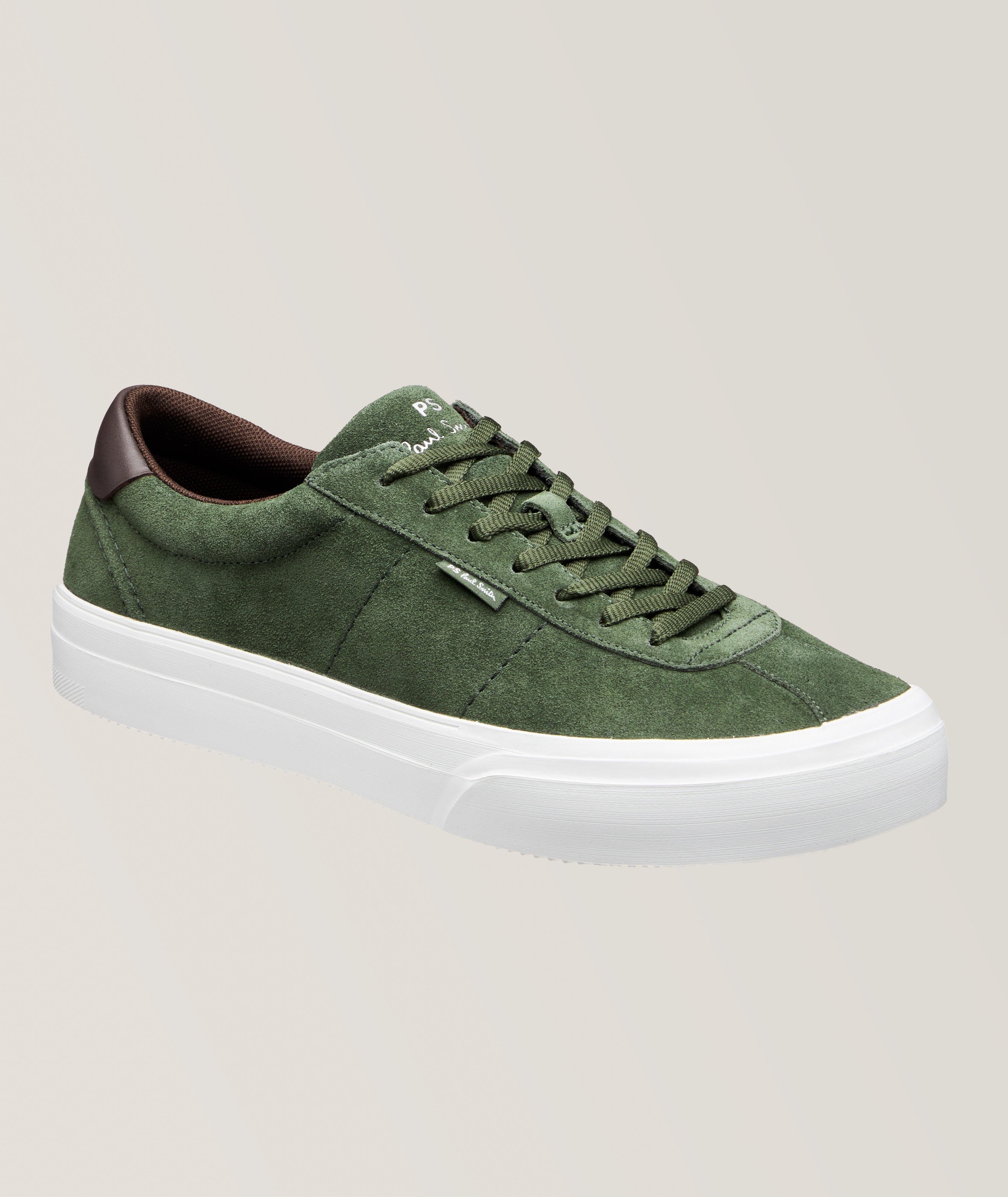 Paul Smith Chaussure Sport Dillon En Suède En Vert , Taille Homme 9