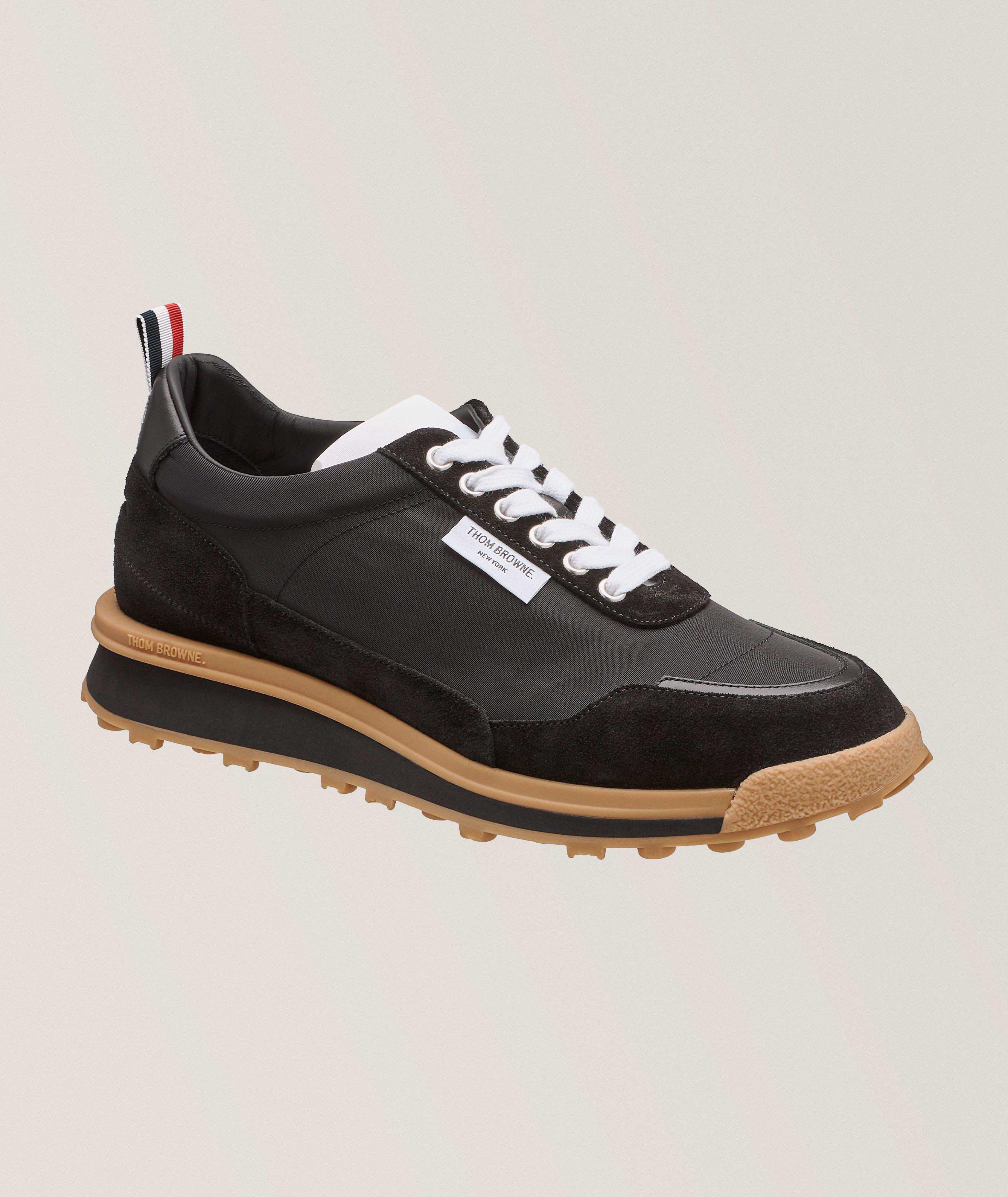 Thom Browne Chaussure Sport En Nylon En Noir , Taille Homme 9