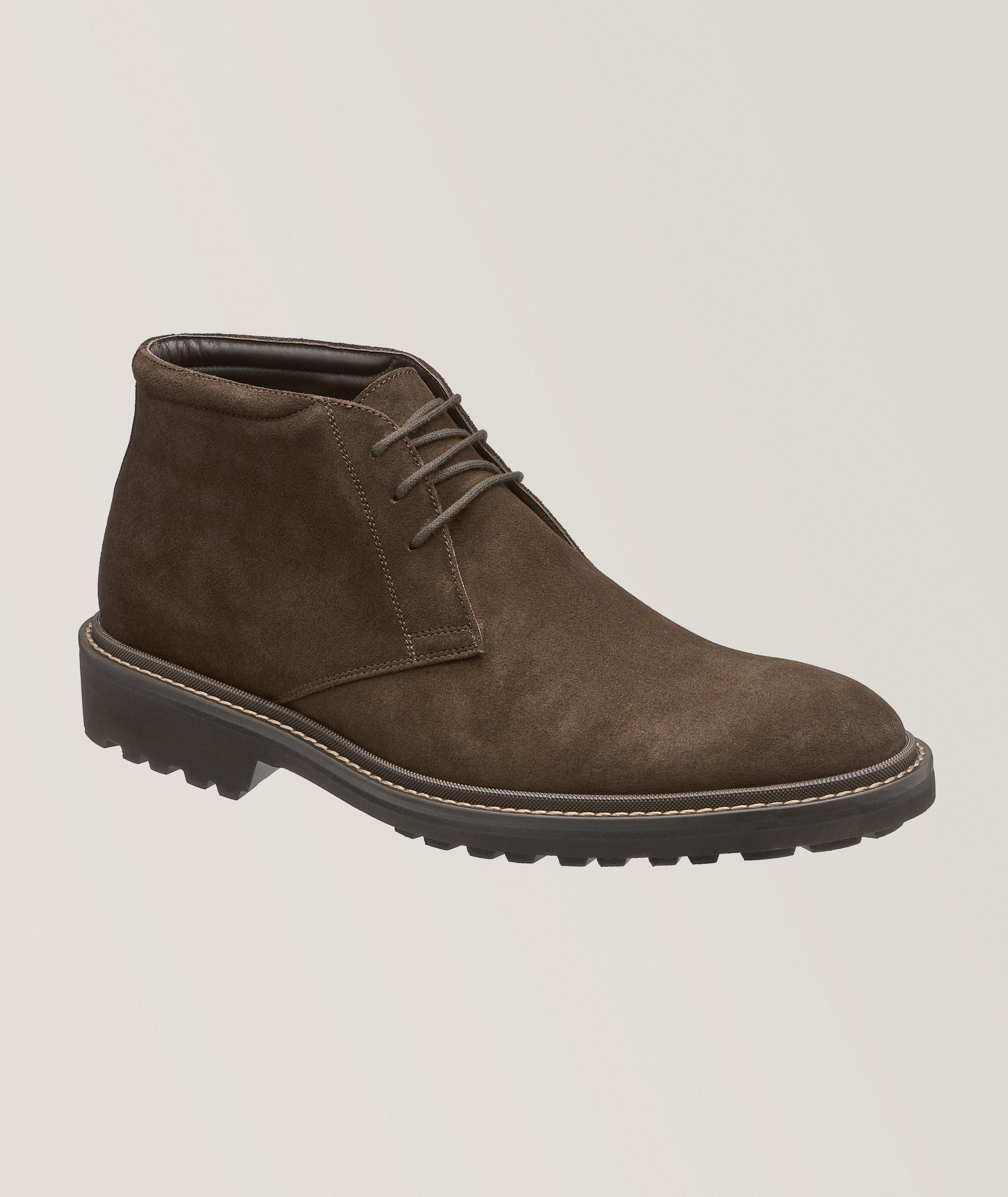 To Boot New York Chukka Javier En Suède En Brun , Taille Homme 11.5