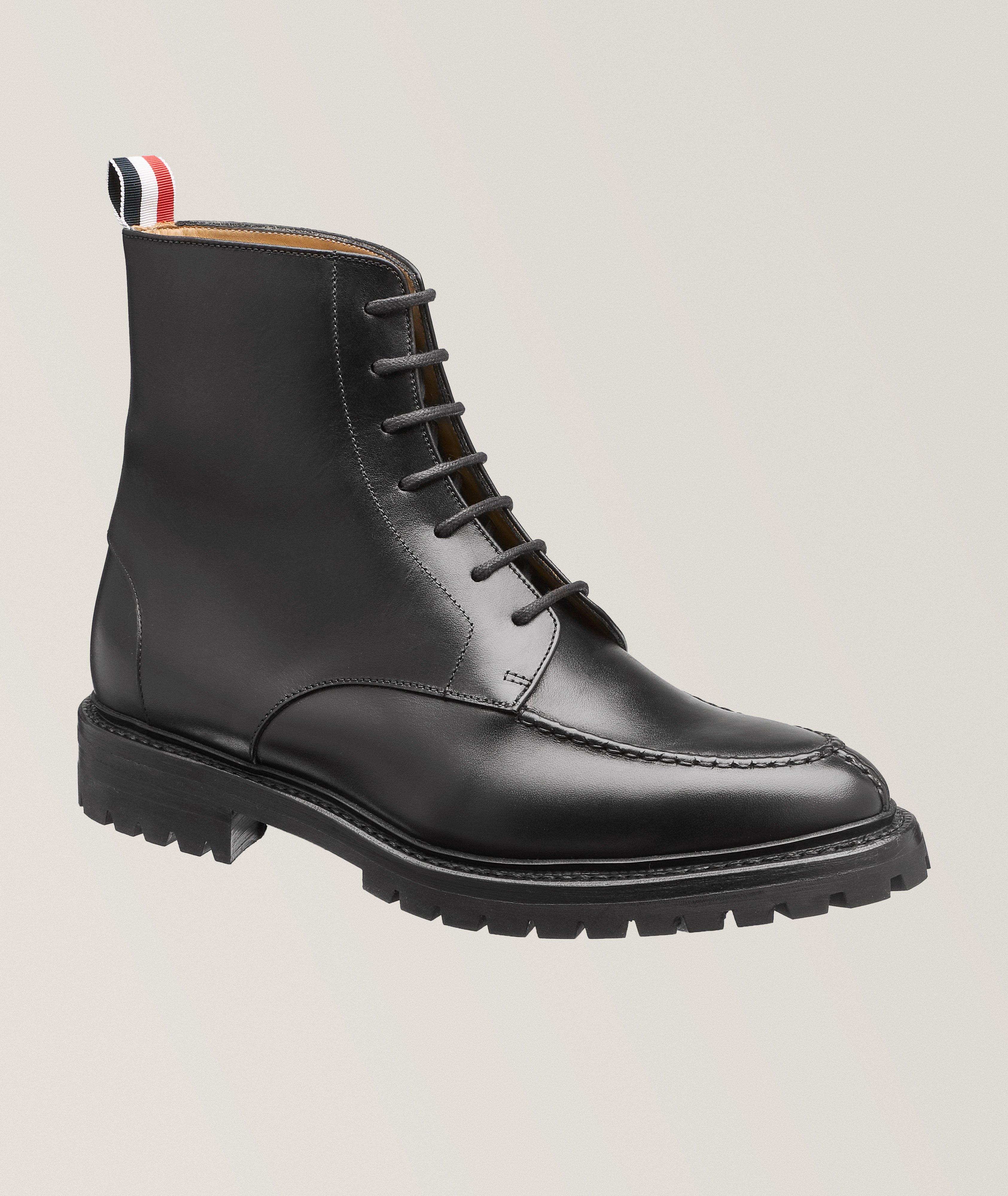 Thom Browne Botte De Style Chelsea En Cuir De Veau En Noir , Taille Homme 10