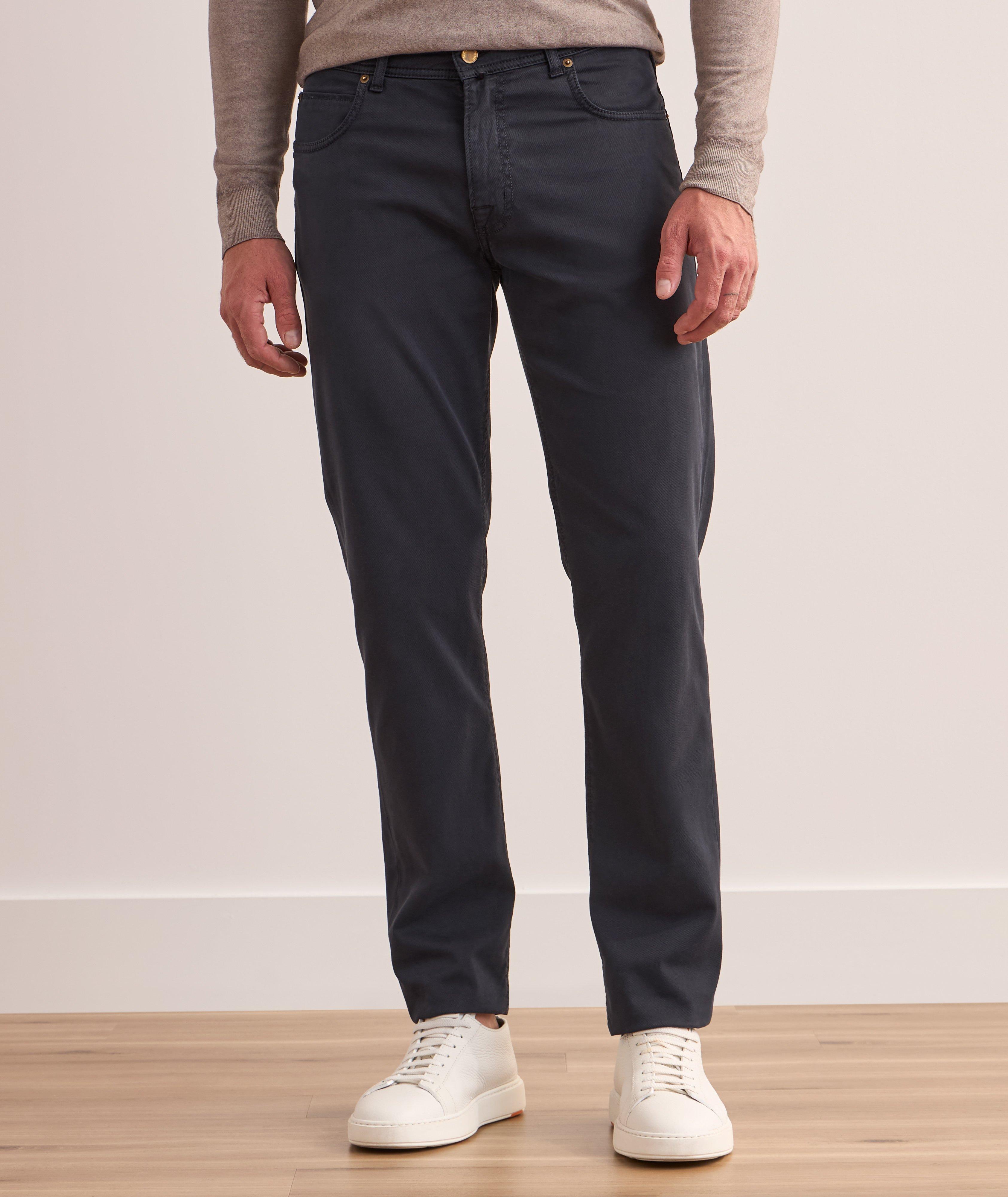 Stretch Cotton-Blend Pants image 2