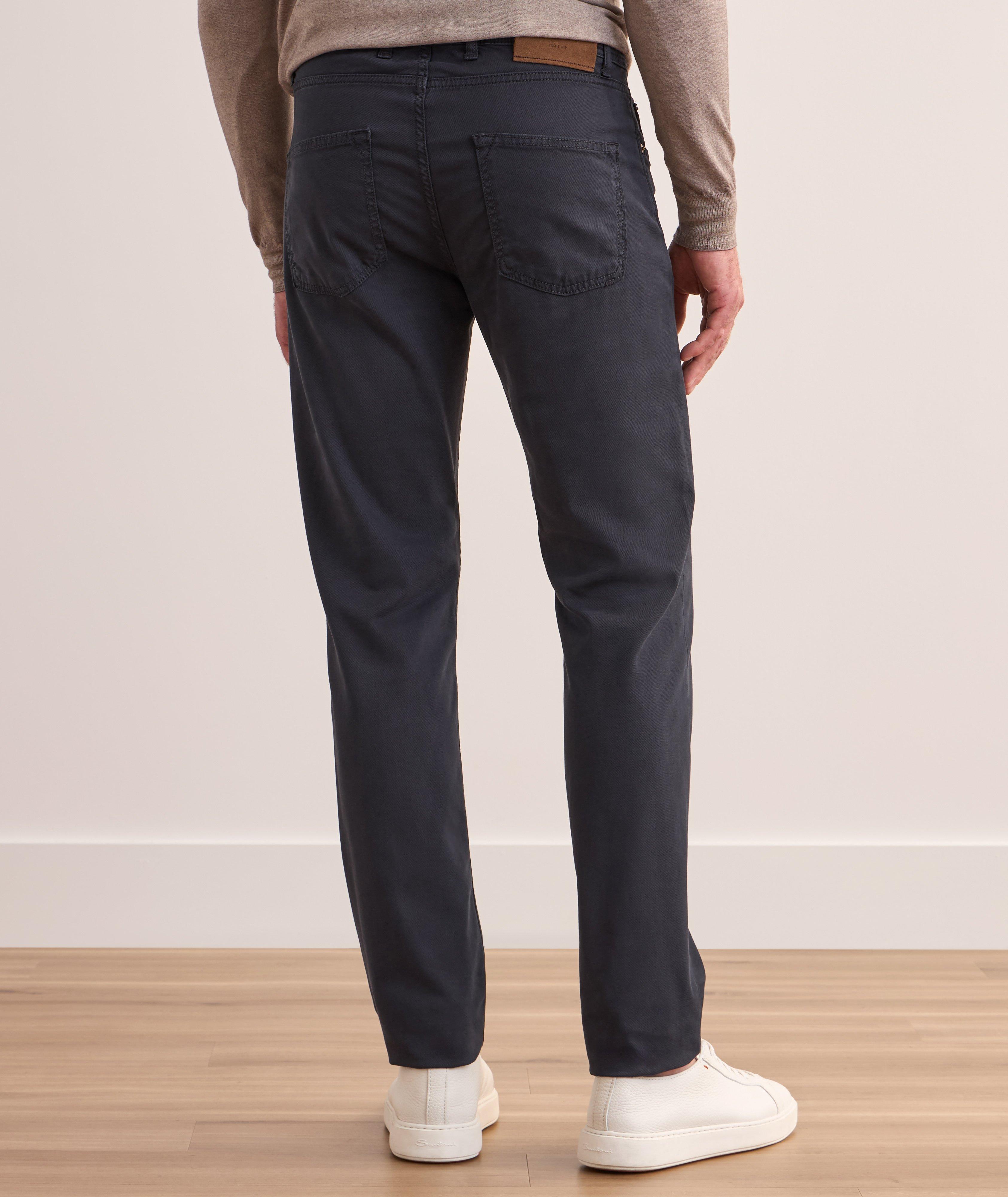 Stretch Cotton-Blend Pants image 3
