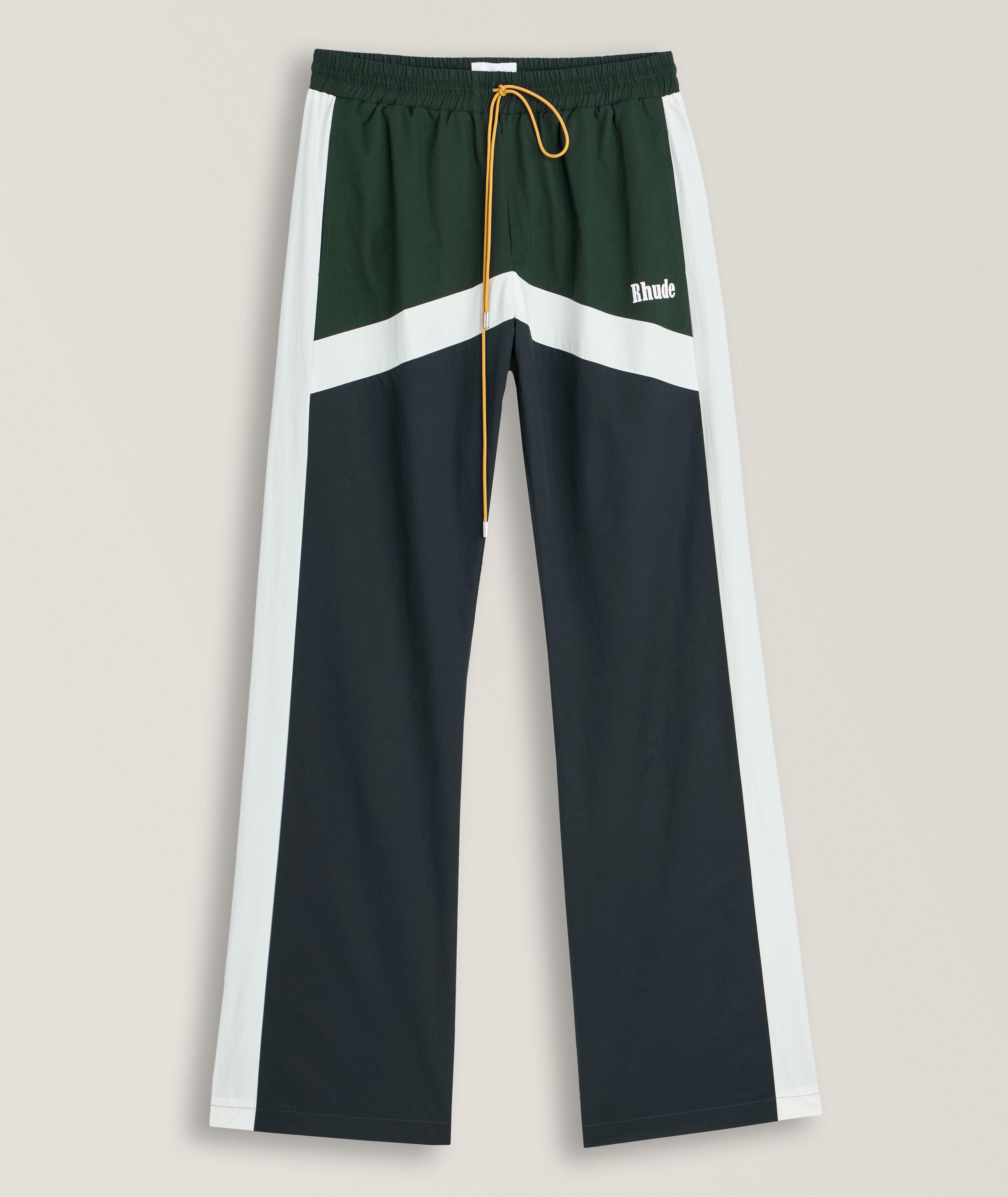 Cotton-Blend Track Pants