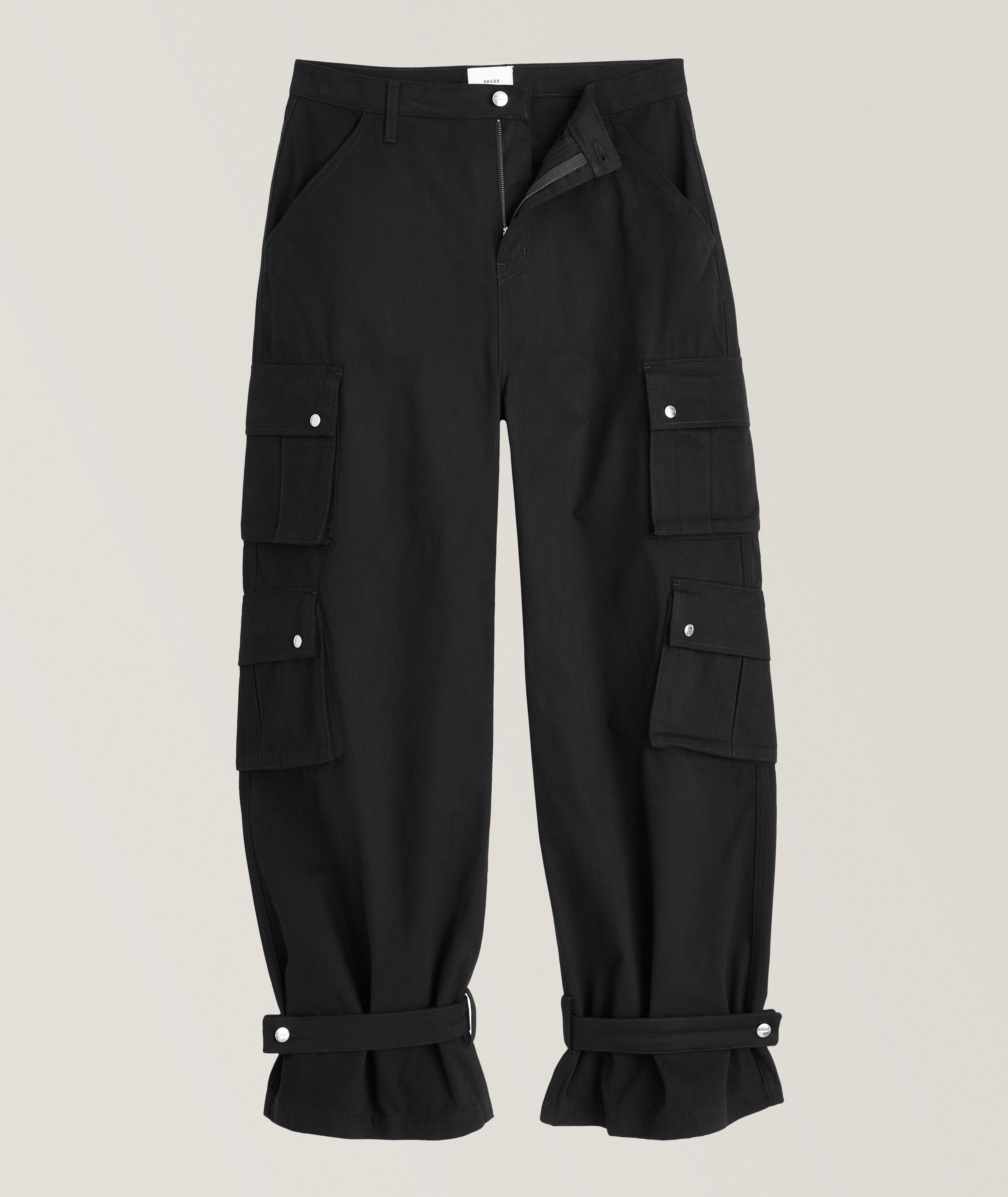 Baggy Wide-Leg Four-Pocket Cargo Pants