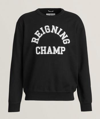 Emporio Armani Logo Modal-Cotton Sweatshirt | Sweaters