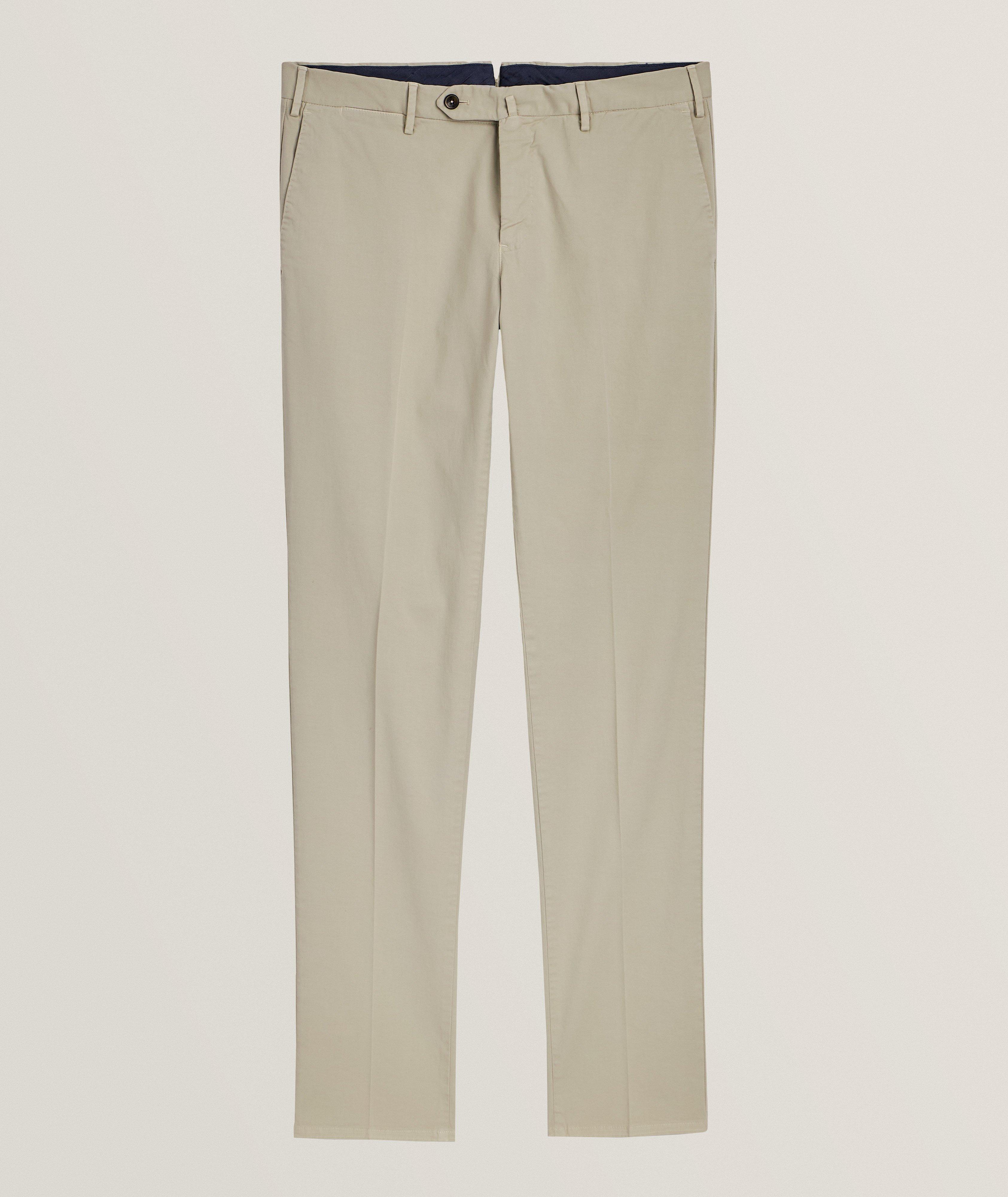 PT Pantalon En Coton Extensible En Beige , Taille Homme 50