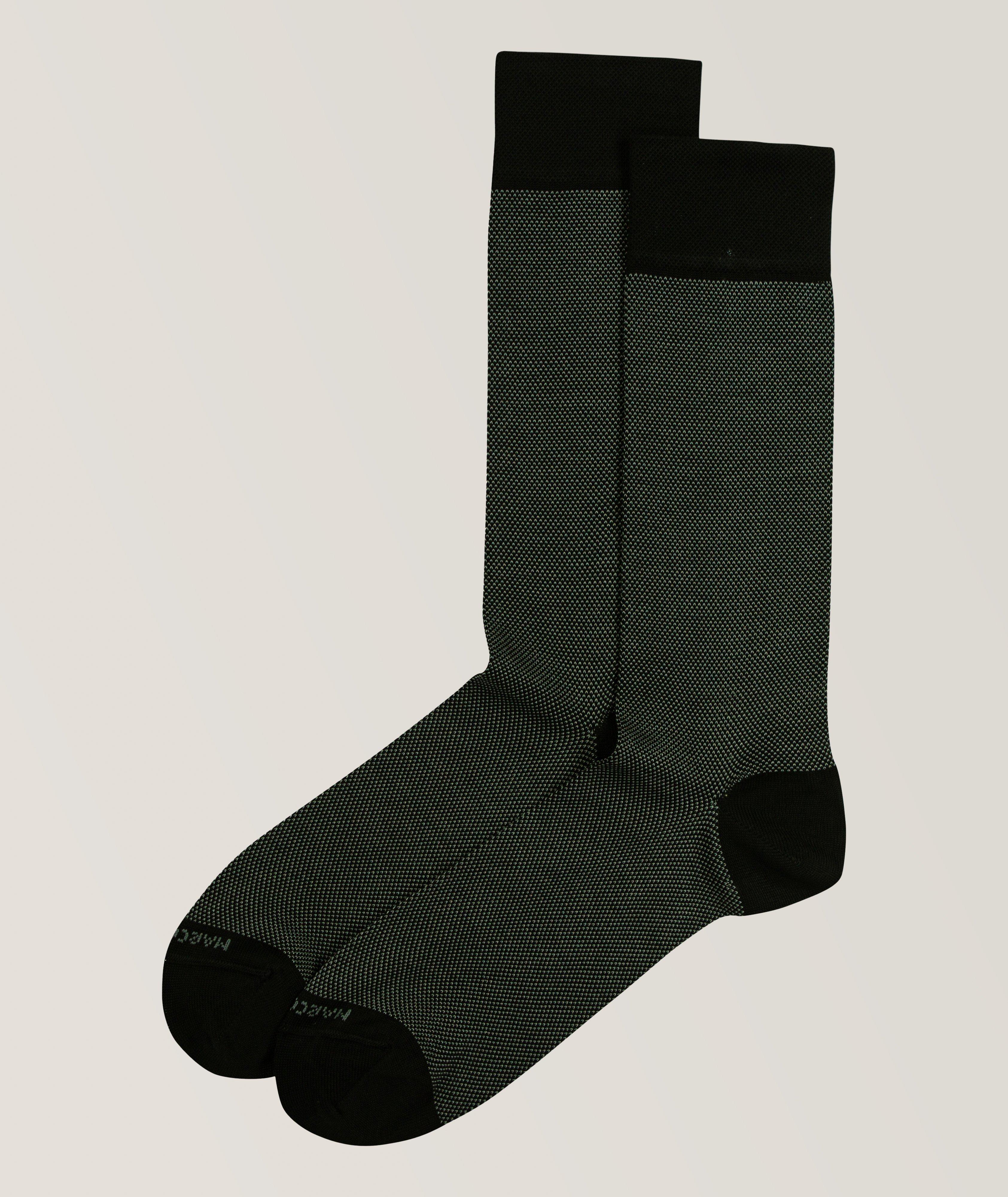 Birdseye Pima Cotton-Blend Socks