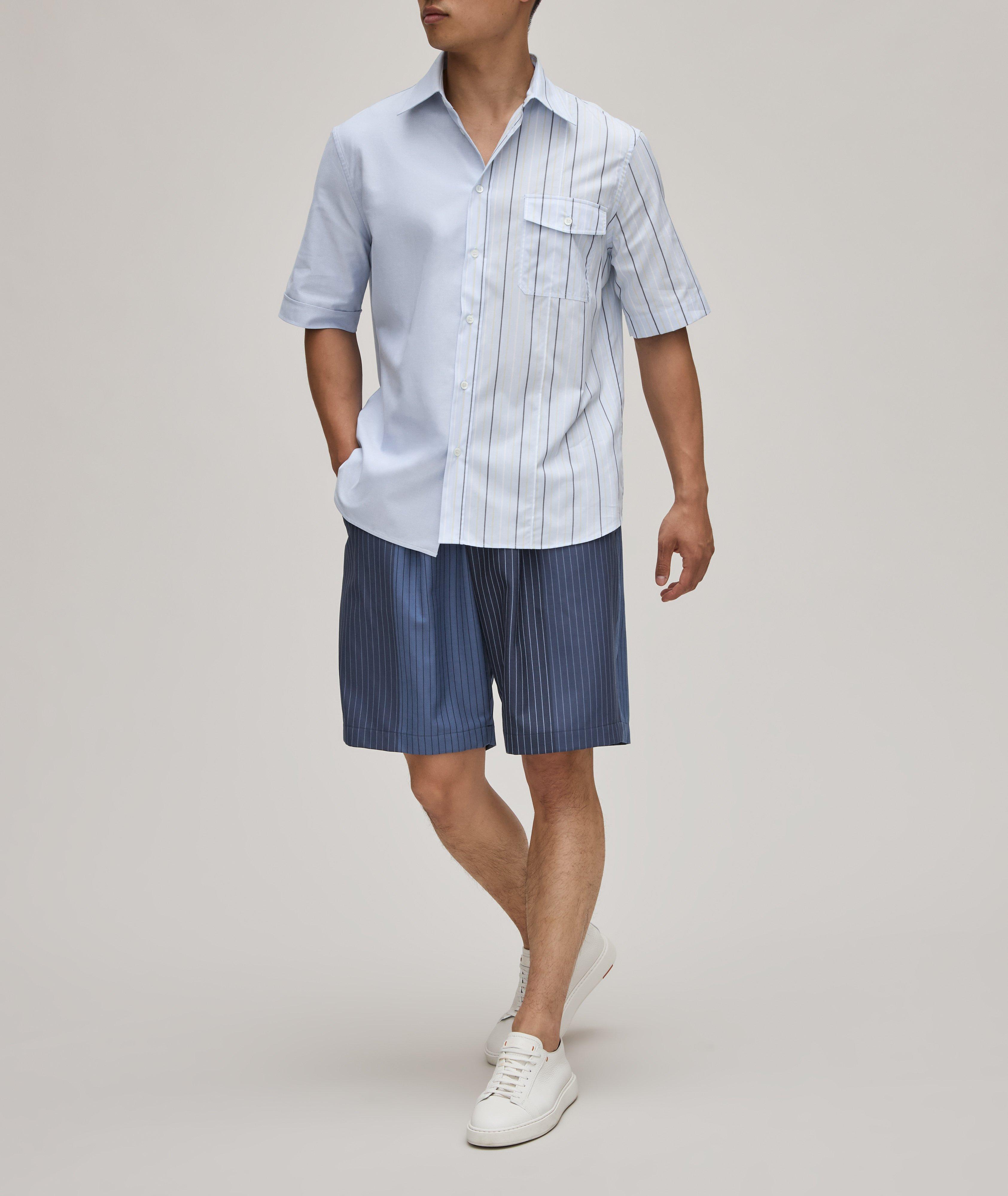 Half & Half Cotton Sport Shirt  image 3