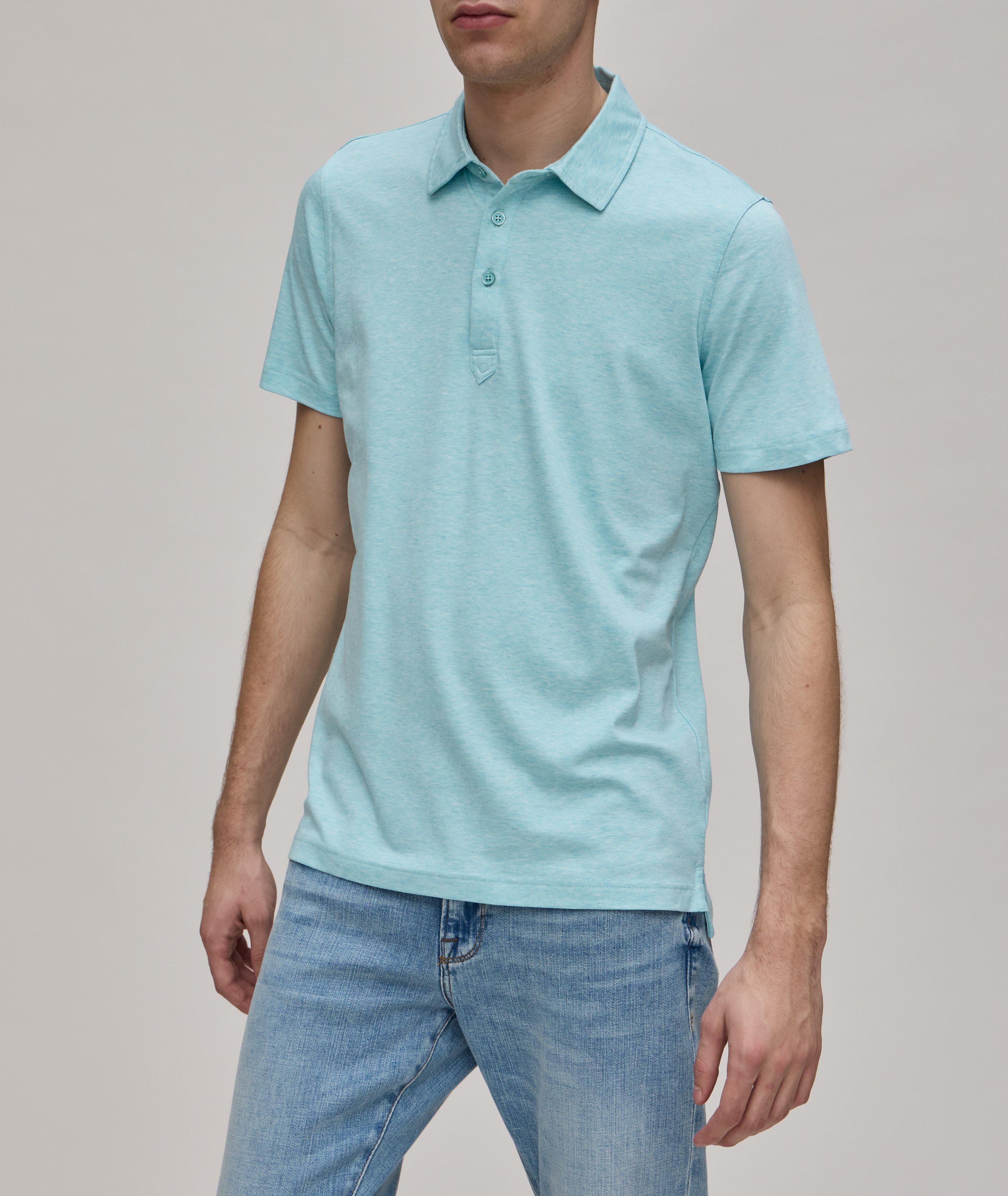 Sherwood Aqua Cotton Polo Shirt  image 1