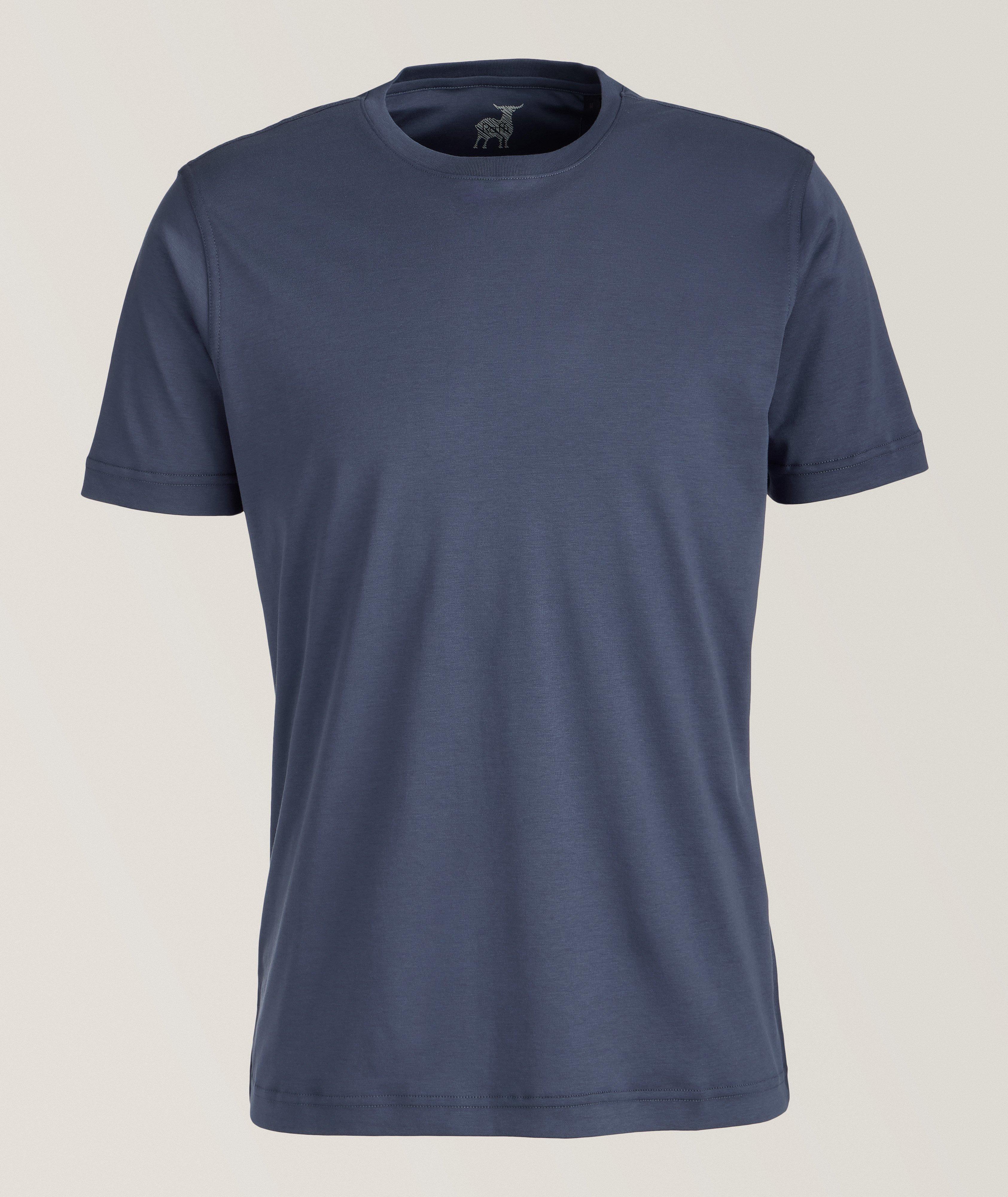 T-shirt Lafayette en coton Aqua image 0
