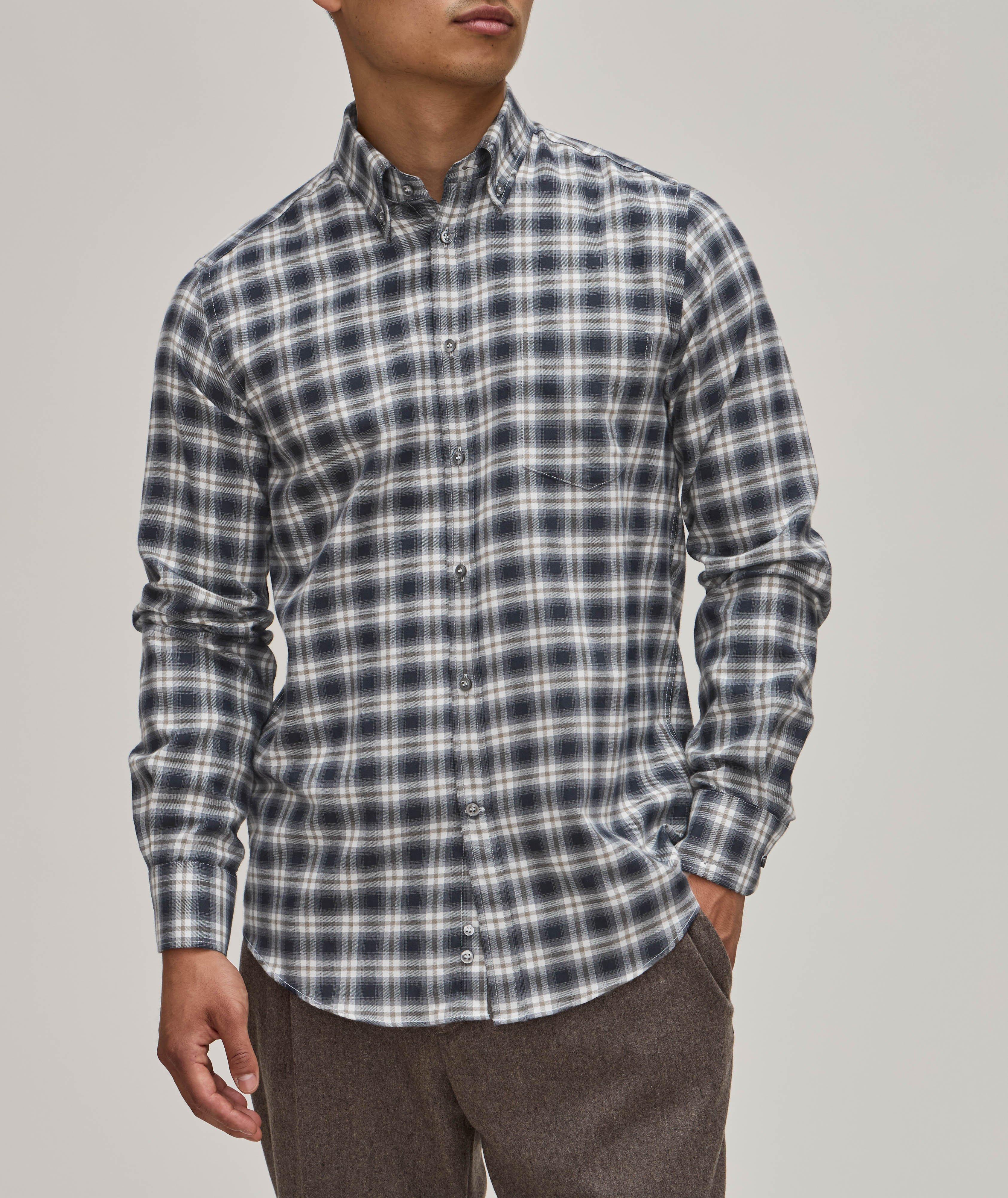 Plaid Cotton Casual Shirt image 1