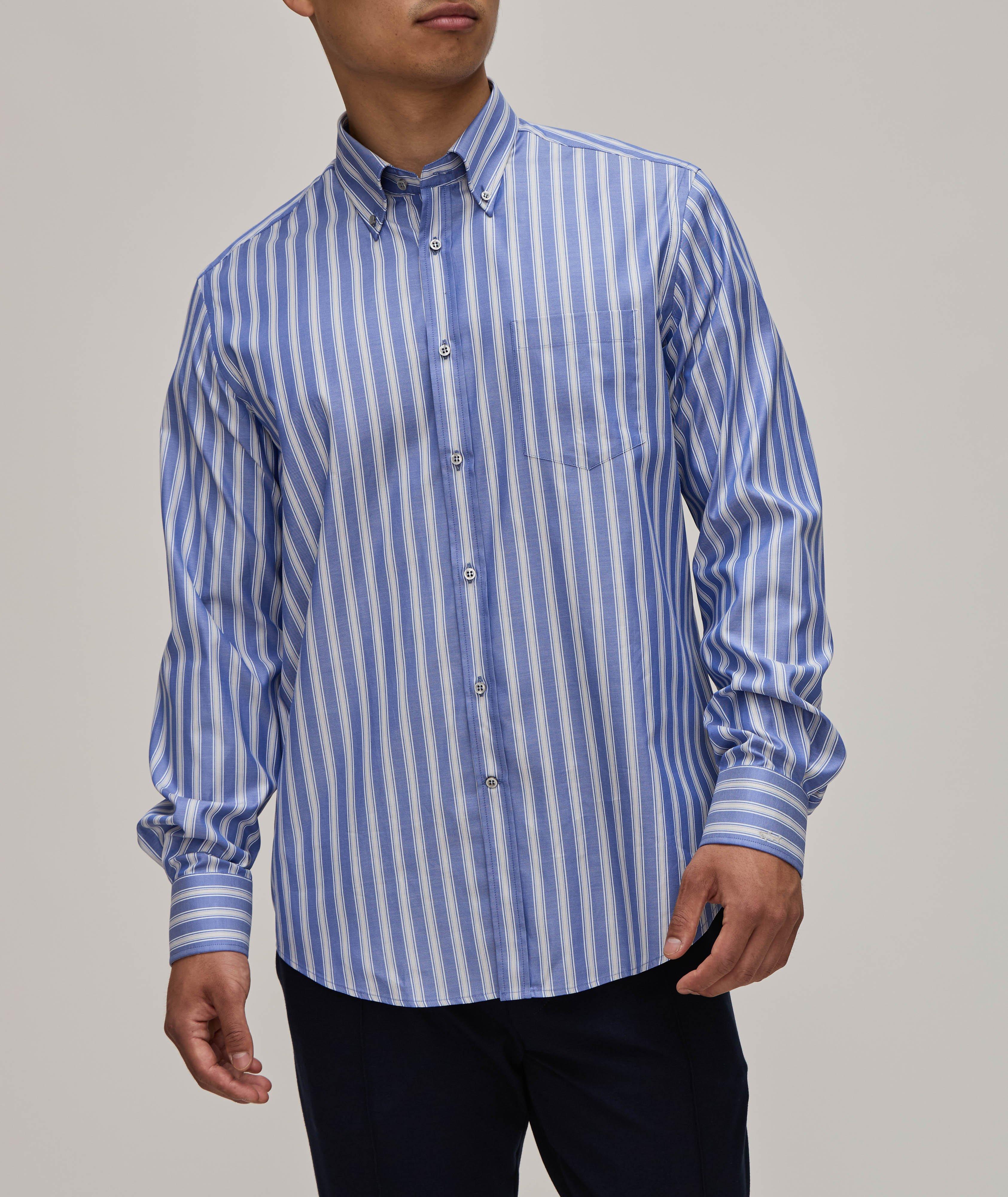 Silver Collection Striped Sport Shirt  image 1
